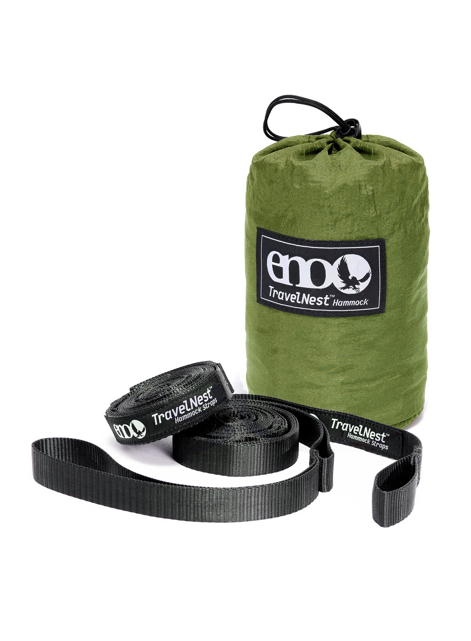 Viseča mreža ENO TravelNest Hammock & Straps Combo - moss