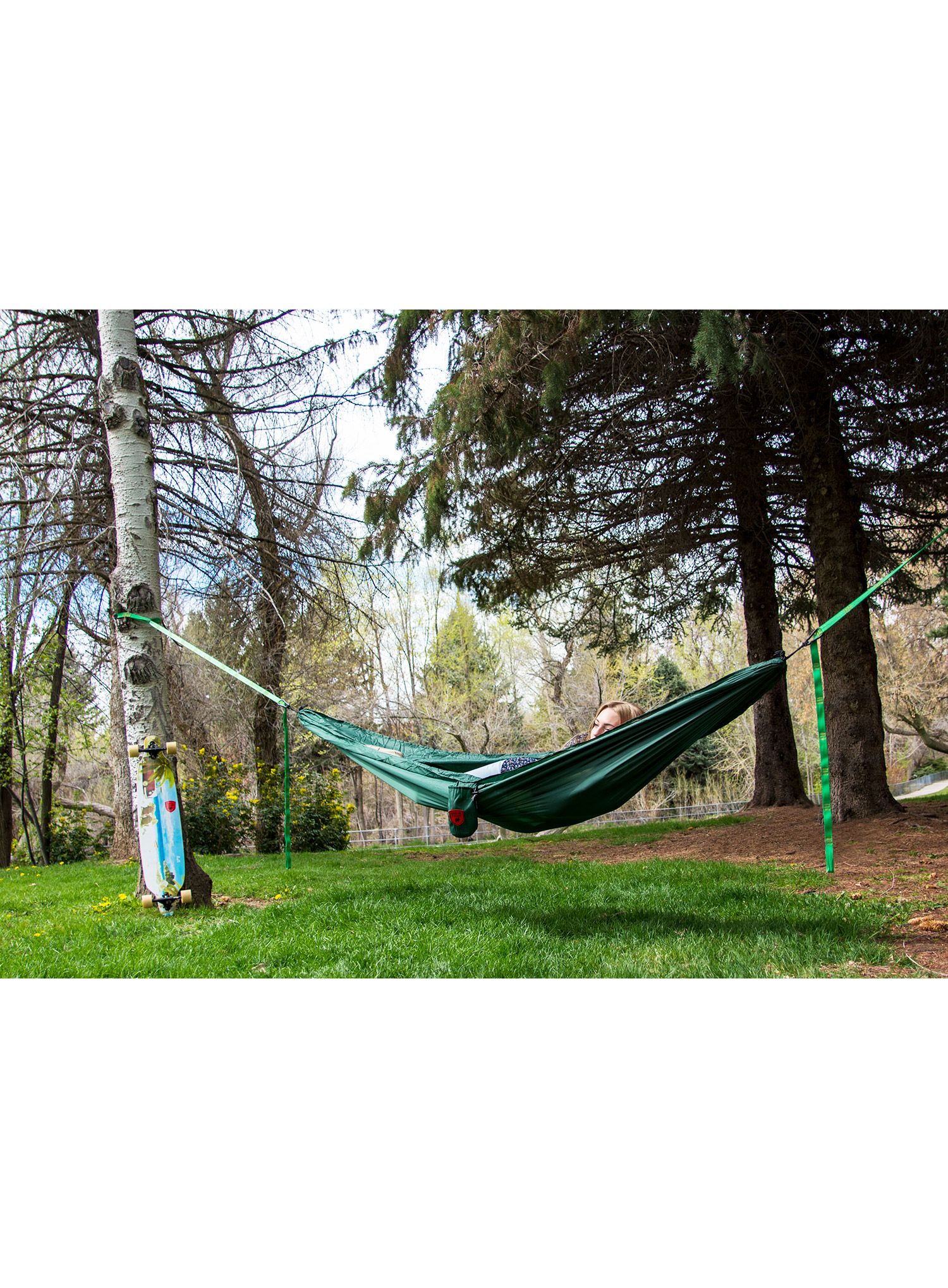 Viseča mreža Grand Trunk Ultralight Starter Hammock - green