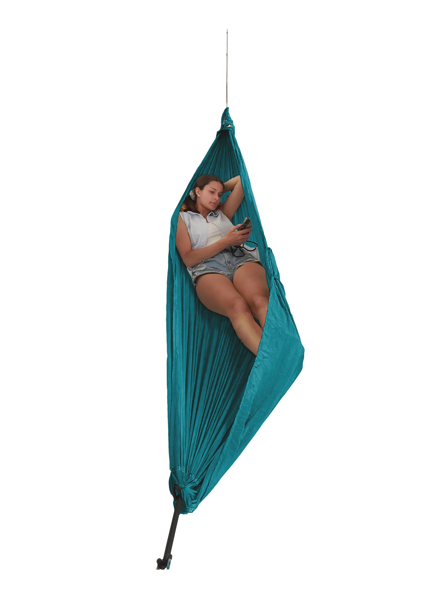 Viseča mreža Ticket To The Moon Compact Hammock - aqua