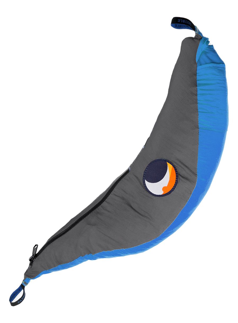 Viseča mreža Ticket To The Moon Hammock Double - aqua/dark grey