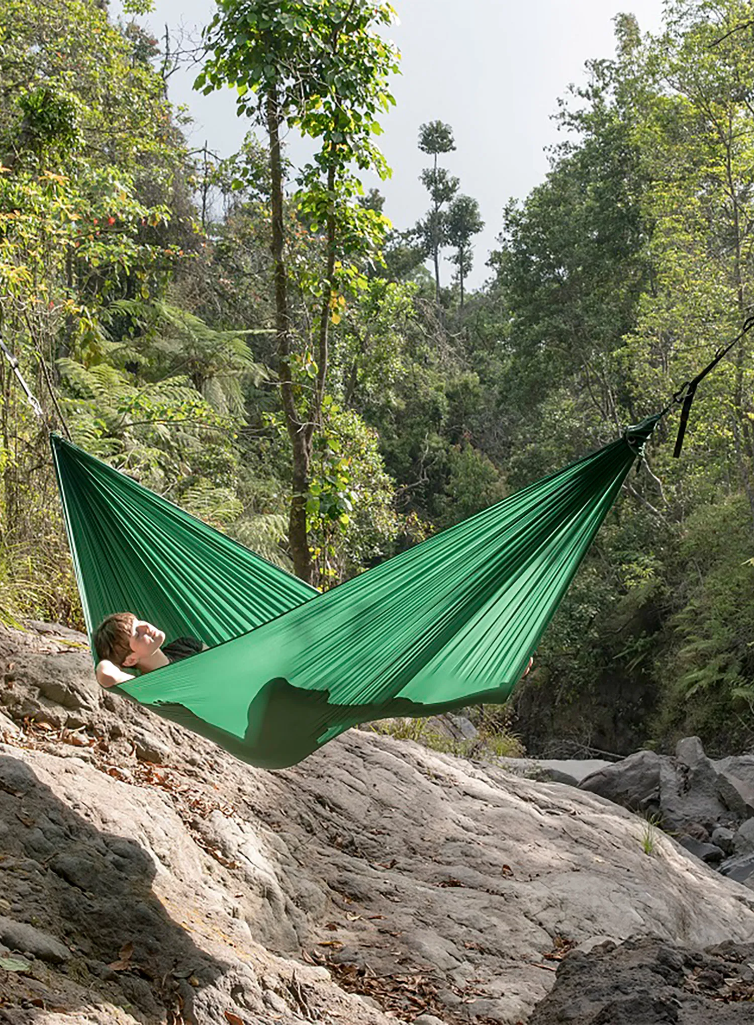 Viseča mreža Ticket To The Moon Lightest Hammock - forest green