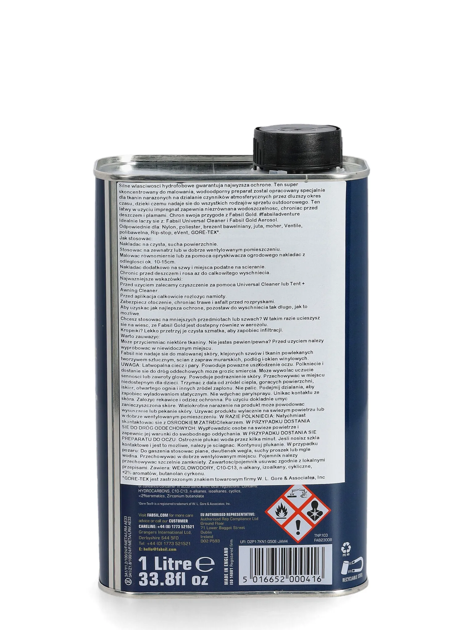 Impregnacijsko sredstvo za šotor Grangers Fabsil Universal Protector Gold 1000 ml