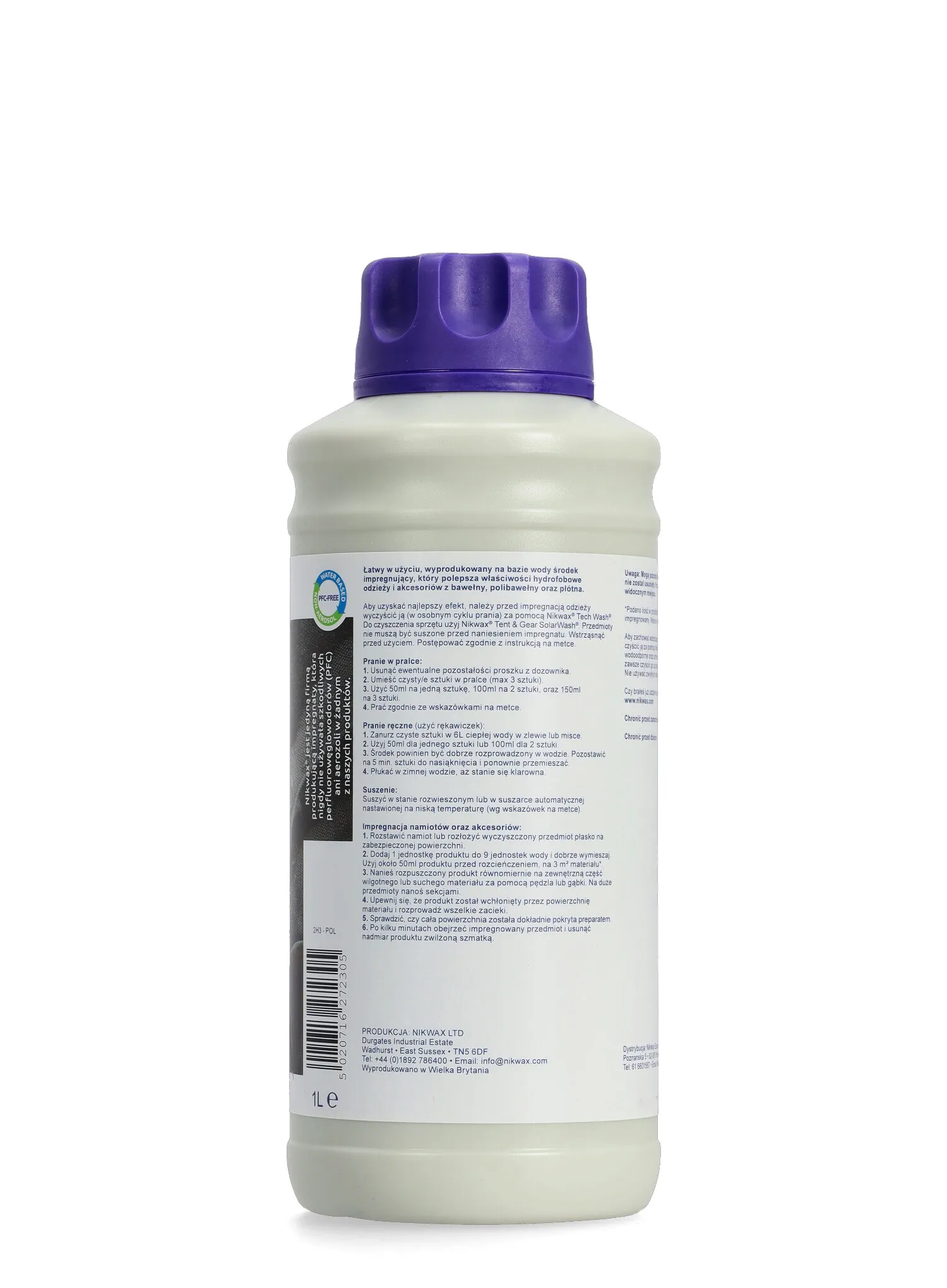 Impregnacijsko sredstvo Nikwax Cotton Proof 1l