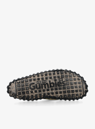 Japonke Gumbies Islander Flip-Flops - palm leaf khaki