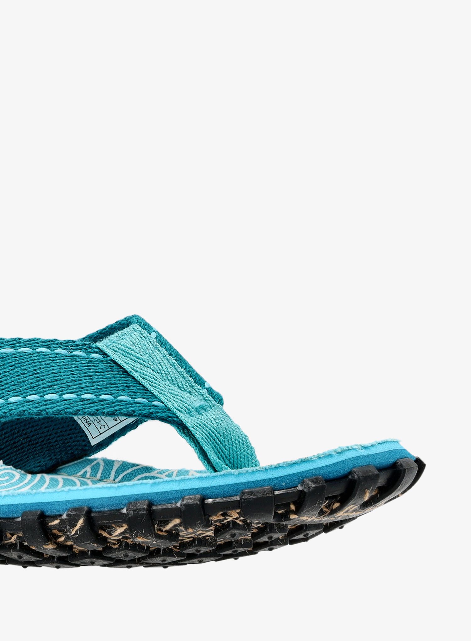 Ženske japonke Gumbies Islander Canvas Flip-Flops - turquoise swirls