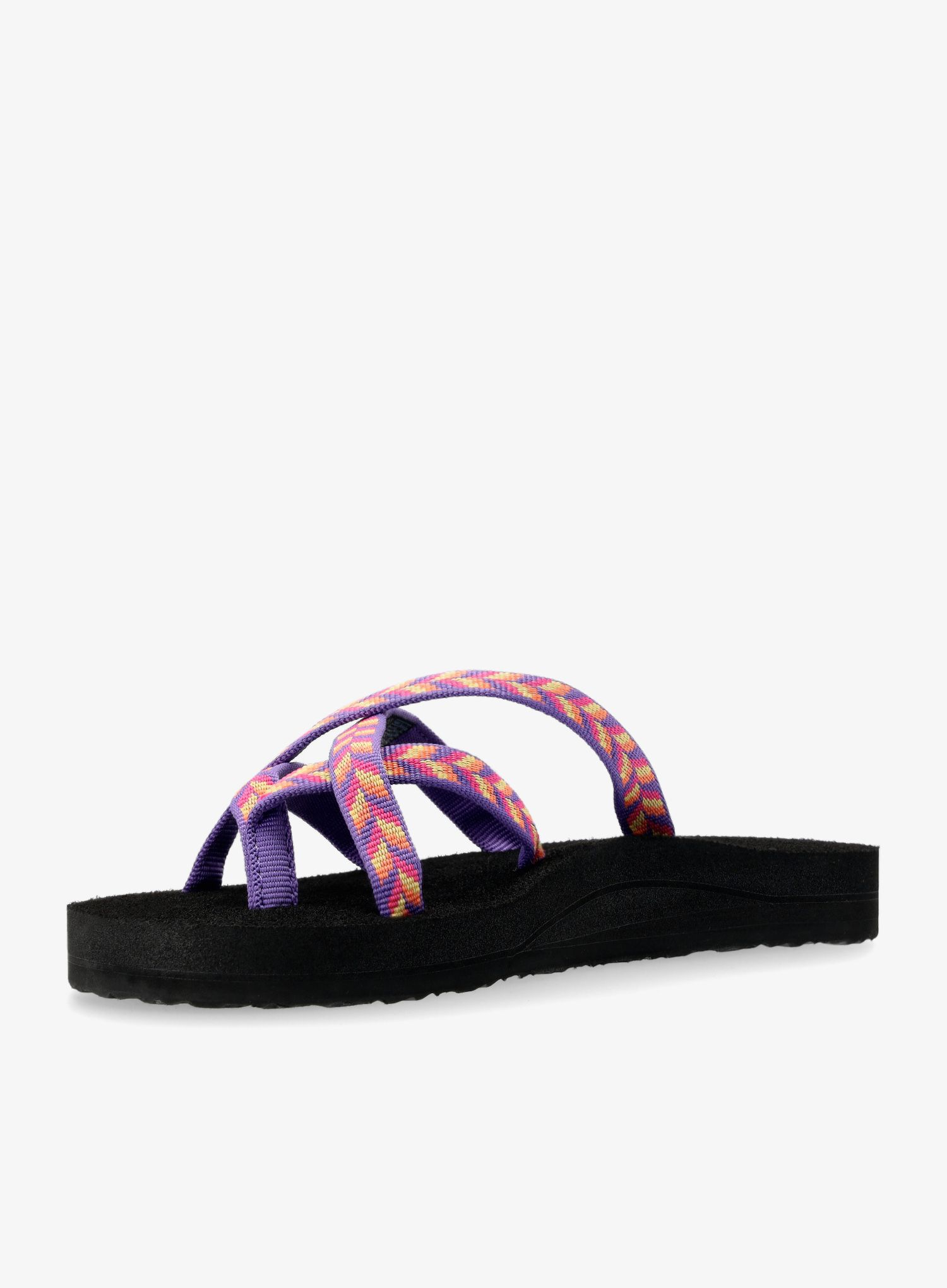 Ženske japonke Teva Olowahu - retro geometric pink
