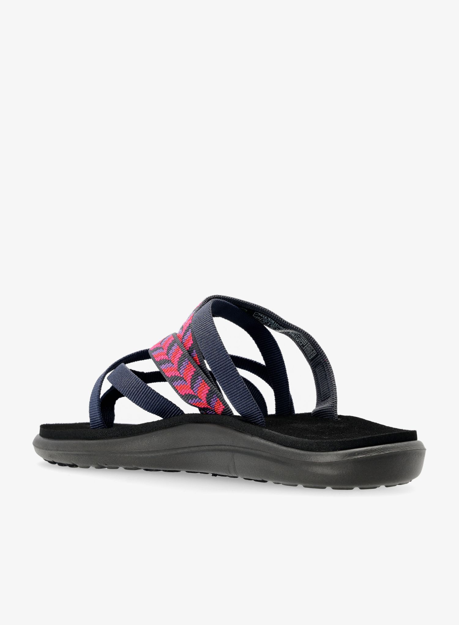 Ženske japonke Teva Voya Zillesa - retro geometric navy