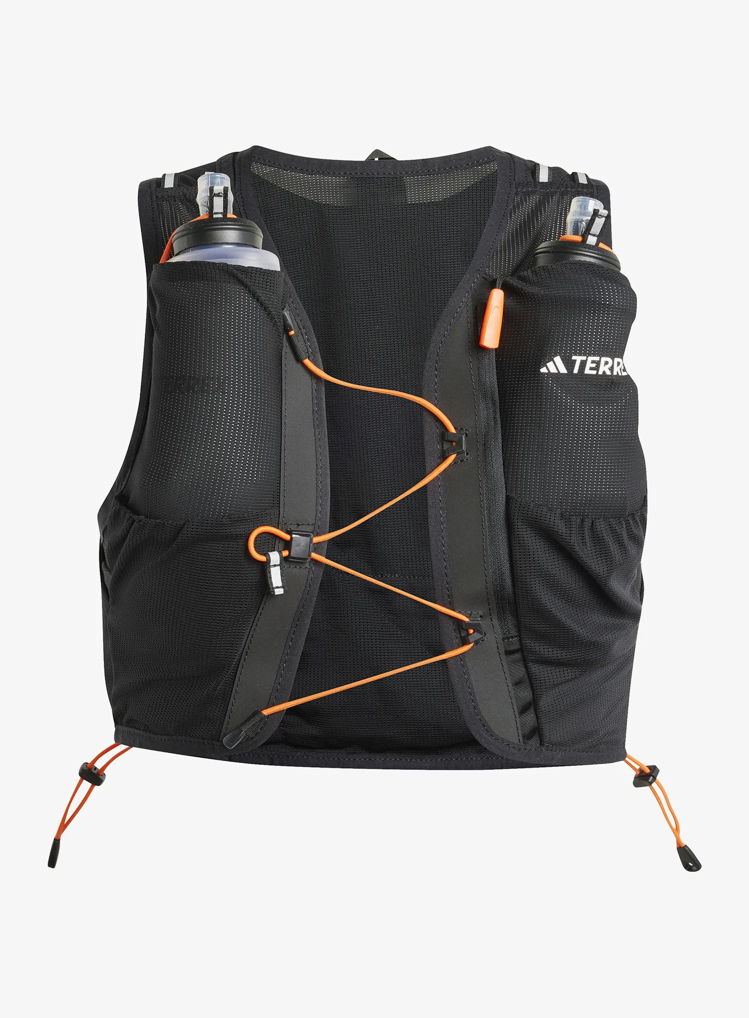 Tekaški brezrokavnik adidas TERREX Trail Running Techrock Vest 5 L - black/white/impora