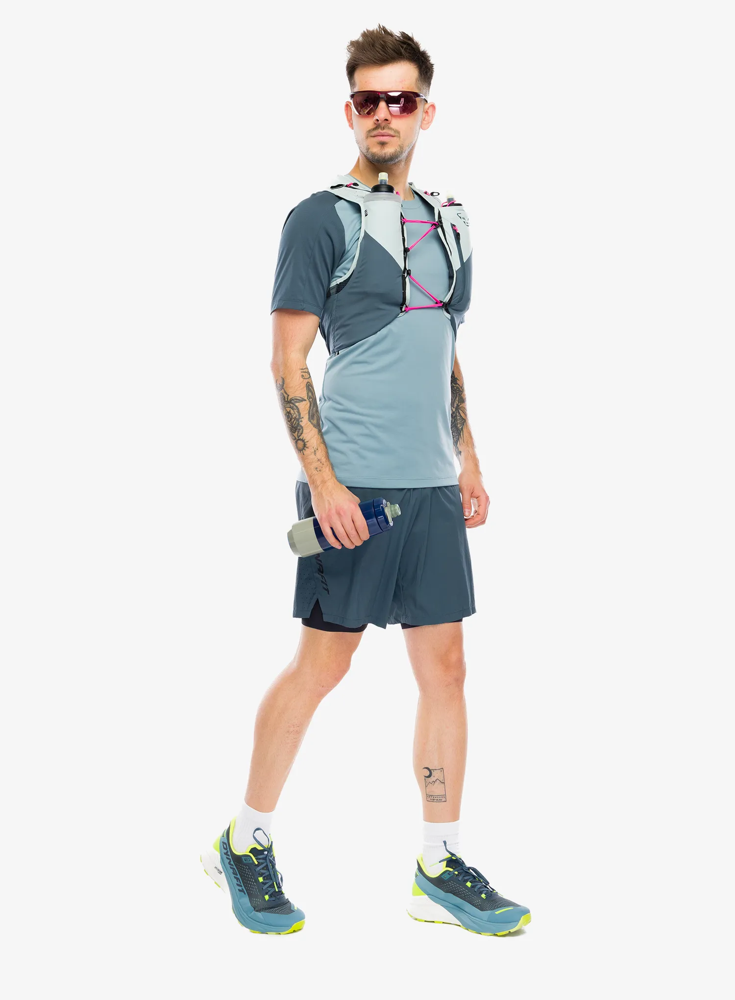Tekaški brezrokavnik Dynafit Ultra 12 Vest - cloud blue/cinder
