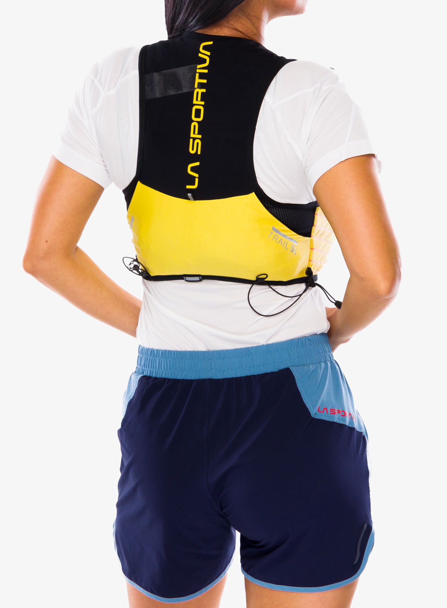Tekaški brezrokavnik La Sportiva Trail Vest 5L  - yellow/black