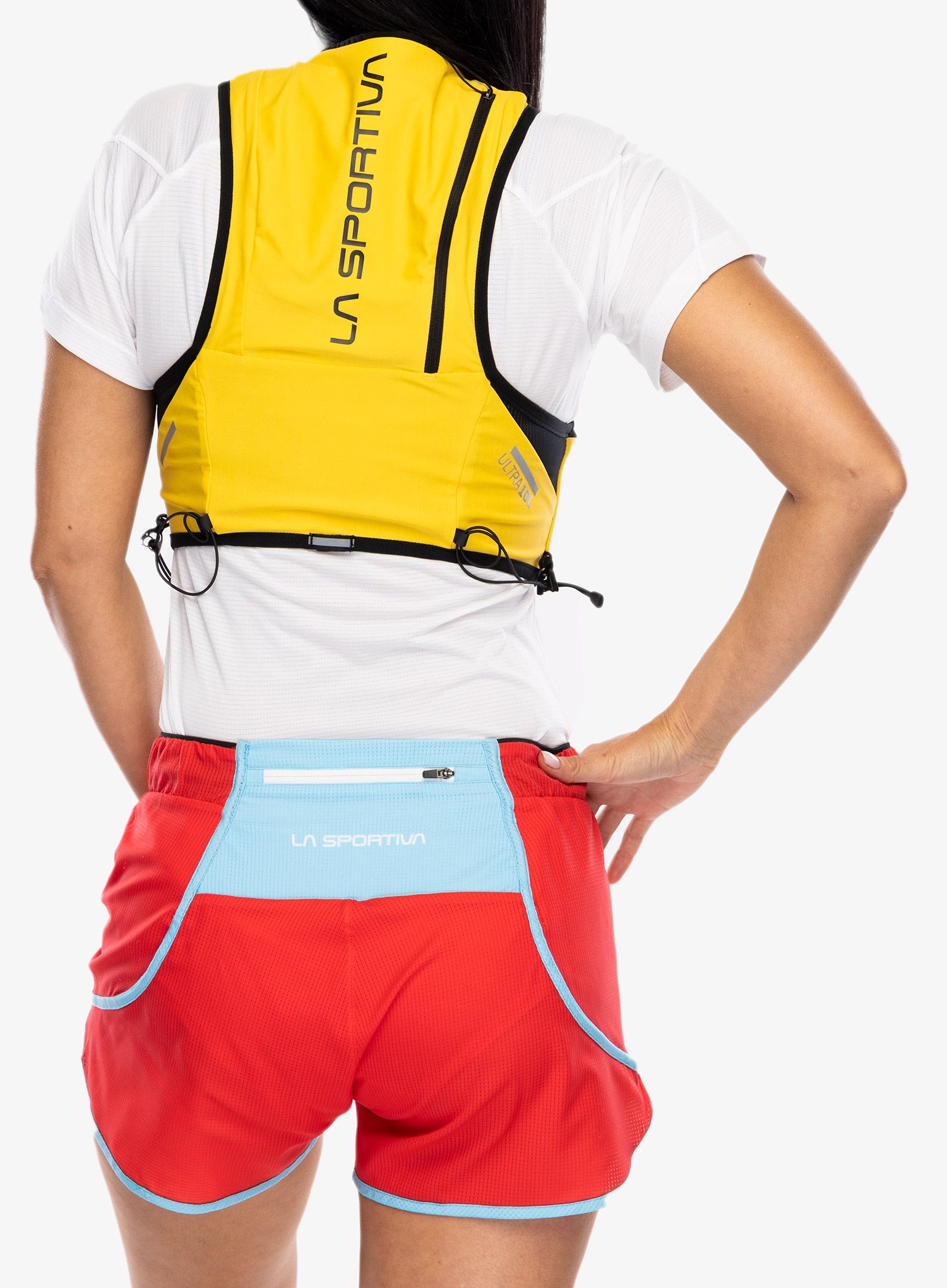 Tekaški brezrokavnik La Sportiva Ultra Trail Vest 10L - yellow/black