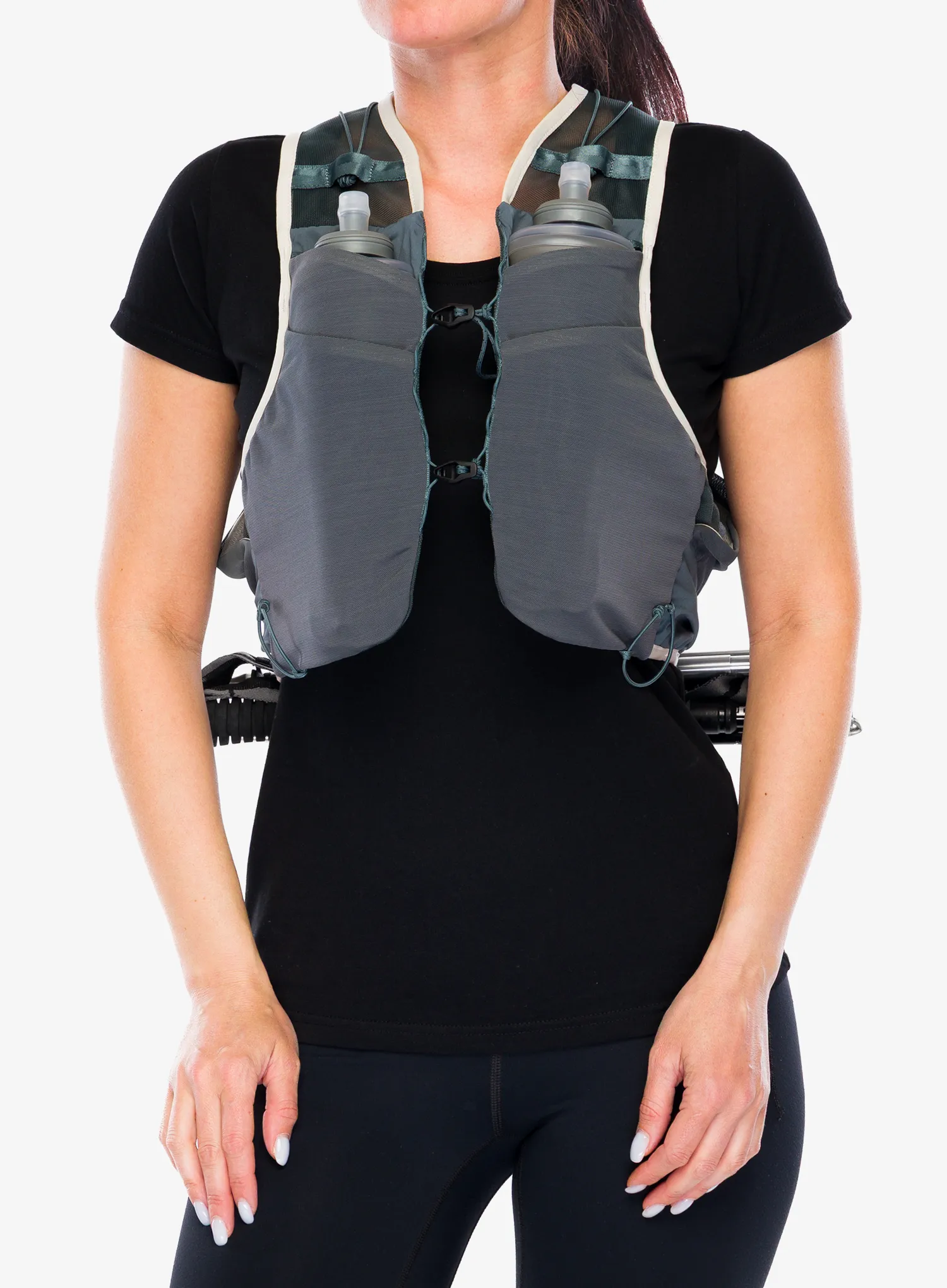 Tekaški brezrokavnik Patagonia Slope Runner Vest - nouveau green