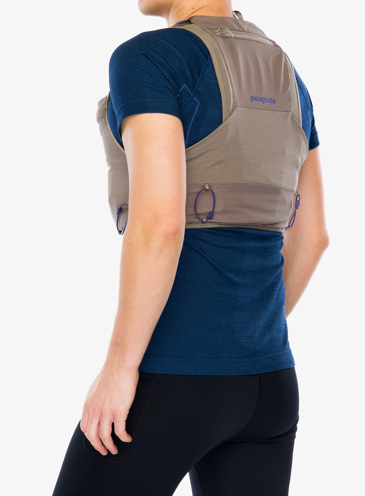 Tekaški brezrokavnik Patagonia Slope Runner Vest - seabird grey