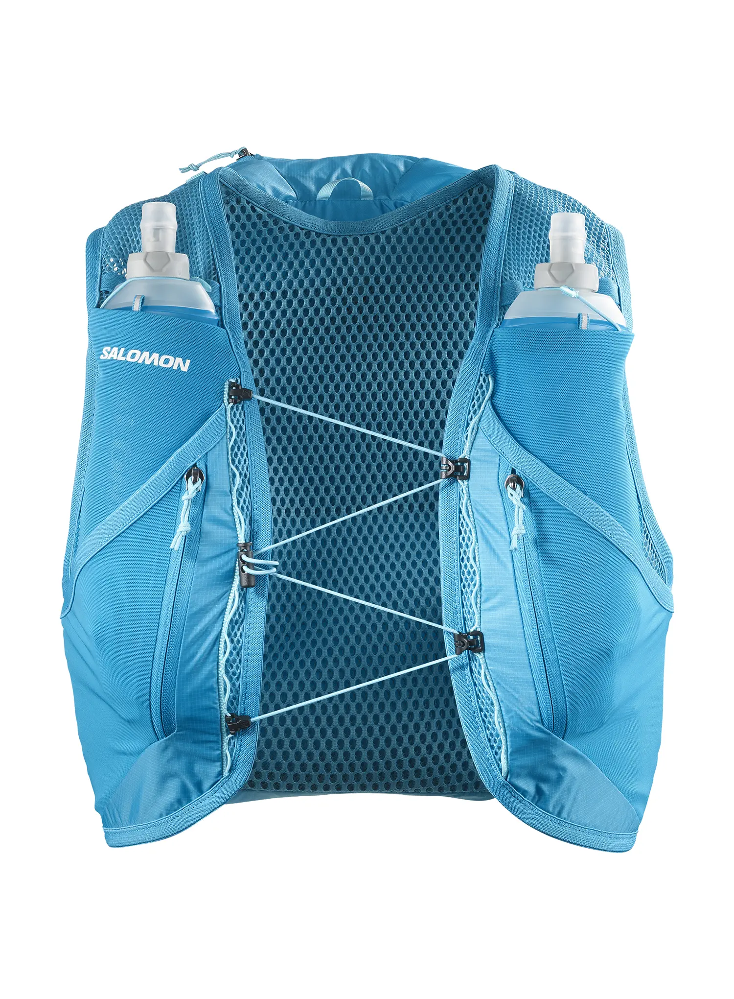 Tekaški brezrokavnik Salomon Active Skin 12 Set - blue danube/blue curacao