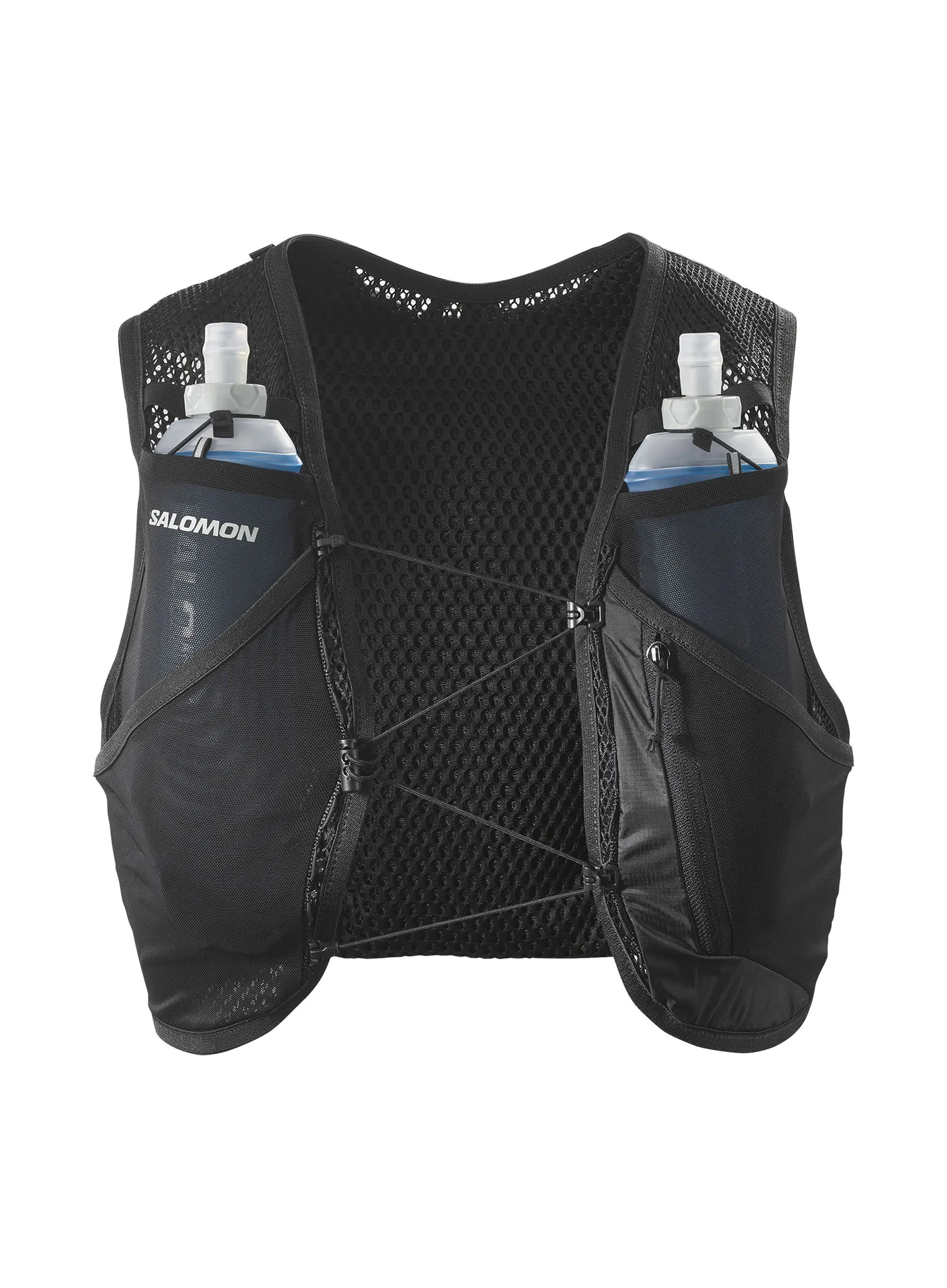 Tekaški brezrokavnik Salomon Active Skin 4 Set - black/metal