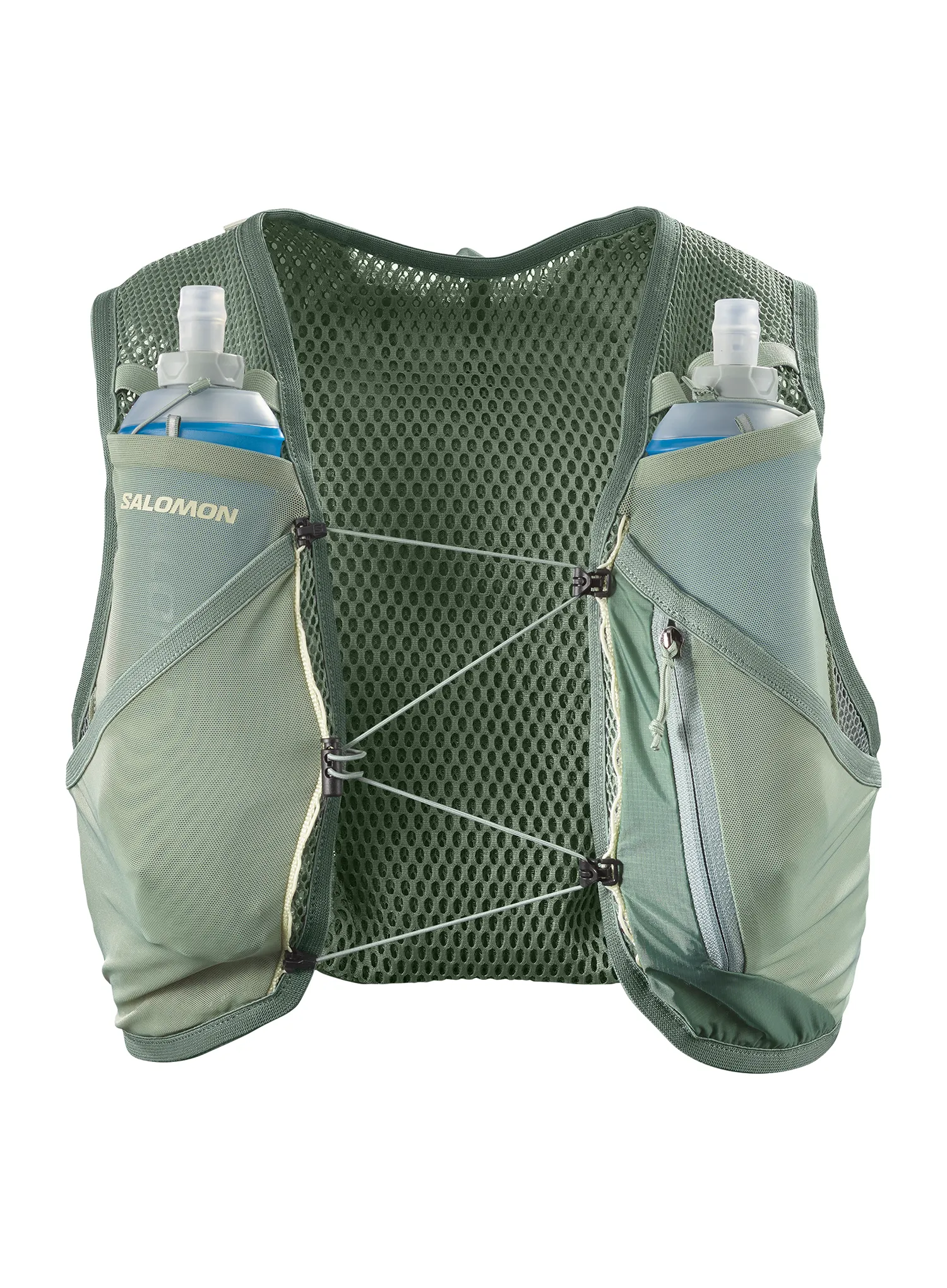 Tekaški brezrokavnik Salomon Active Skin 4 Set - laurel wreath/lily pad