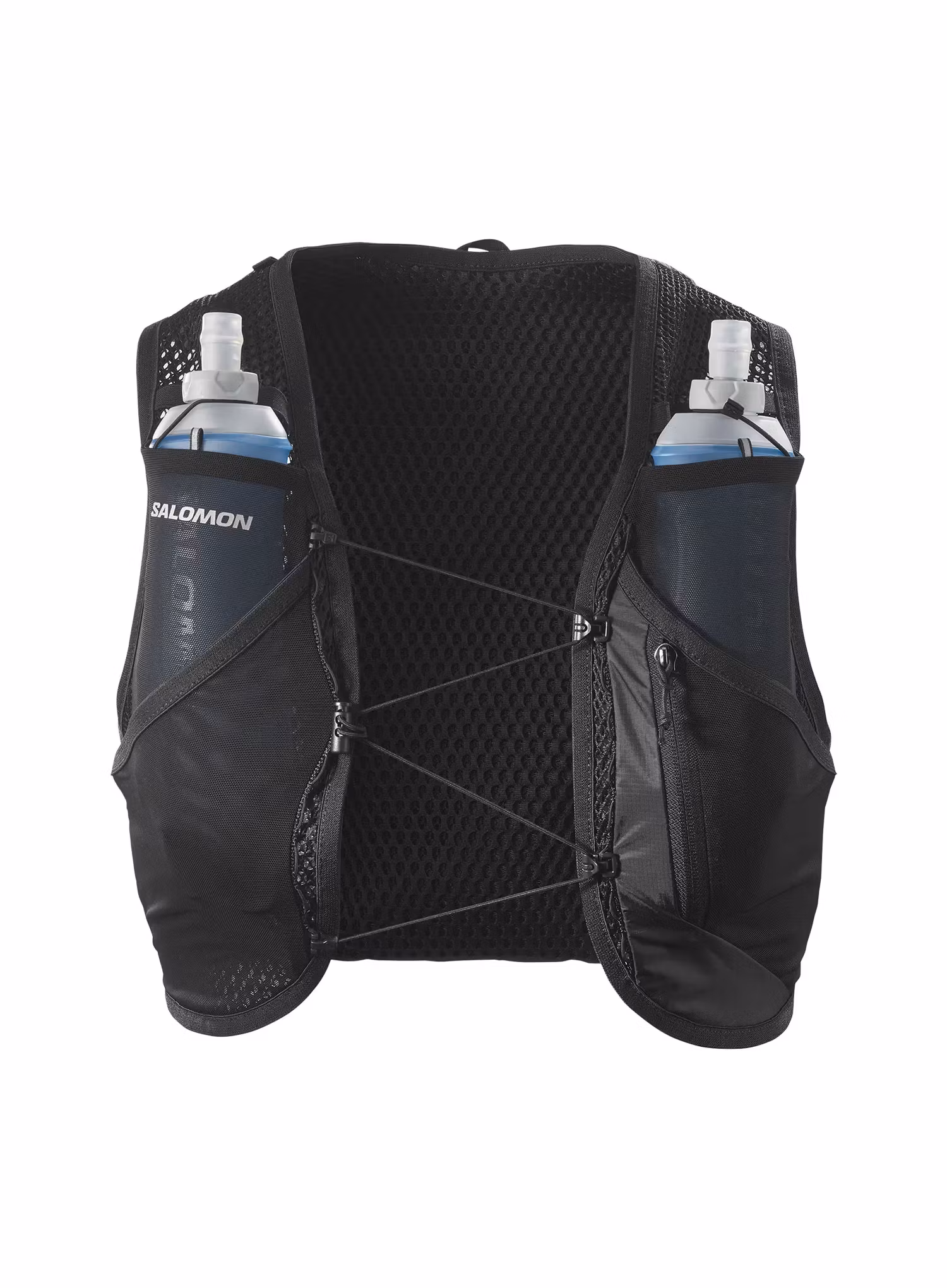 Tekaški brezrokavnik Salomon Active Skin 8 Set - black/metal