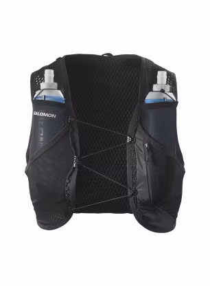 Tekaški brezrokavnik Salomon Active Skin 8 Set - black/metal