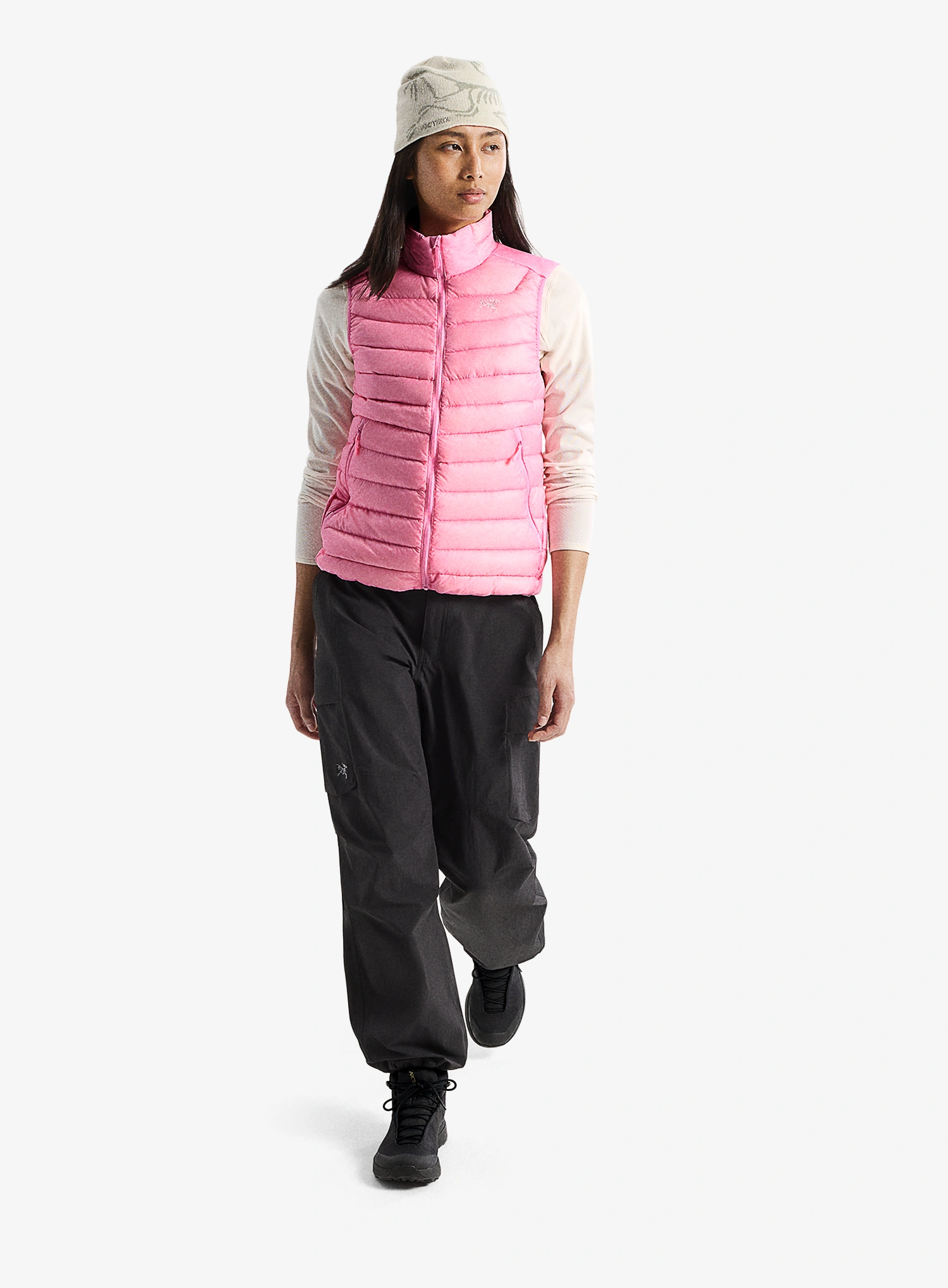Ženski brezrokavnik Arcteryx Cerium Vest - pineberry