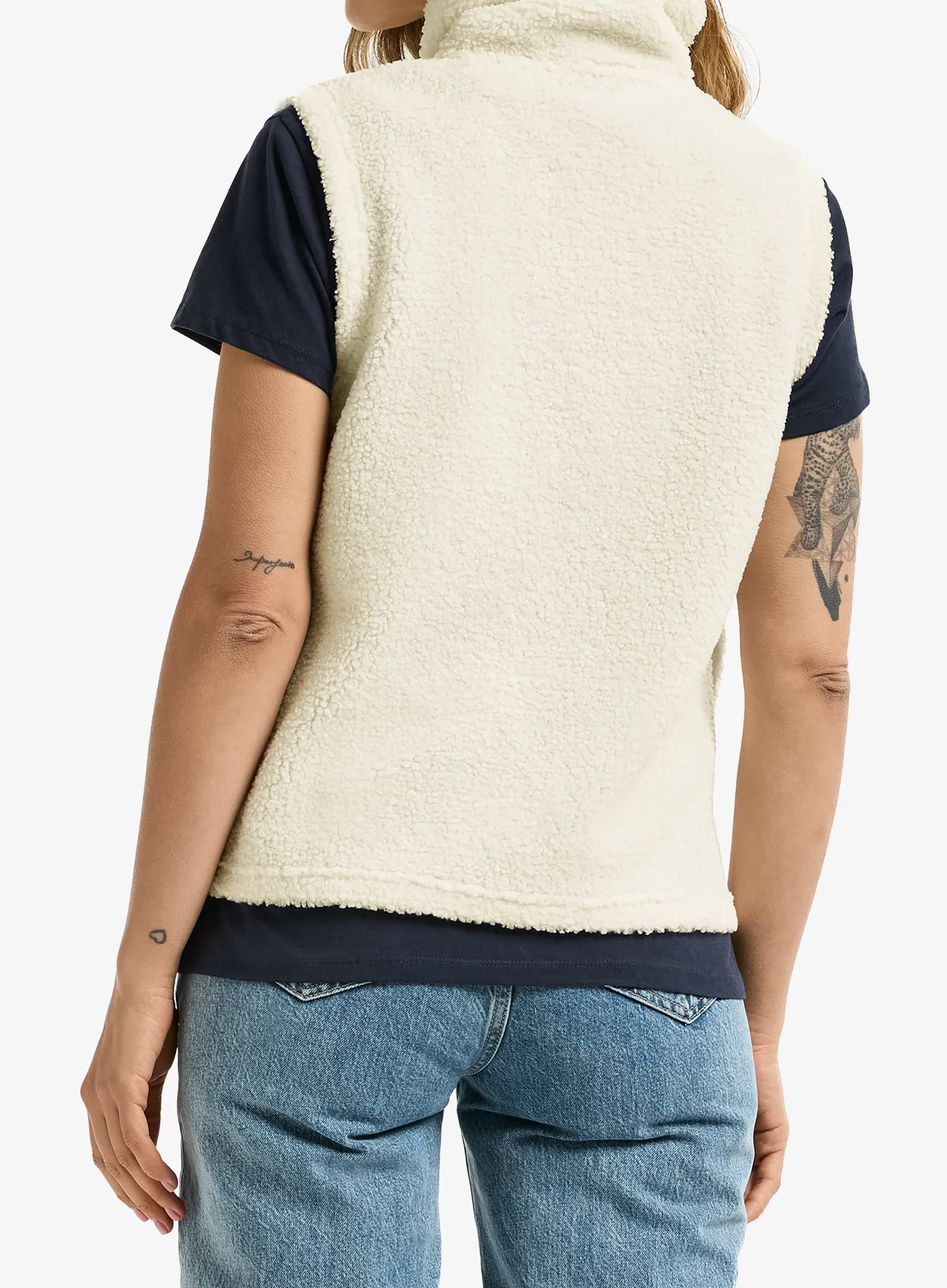 Ženski brezrokavnik Didriksons Kiana Vest - white foam