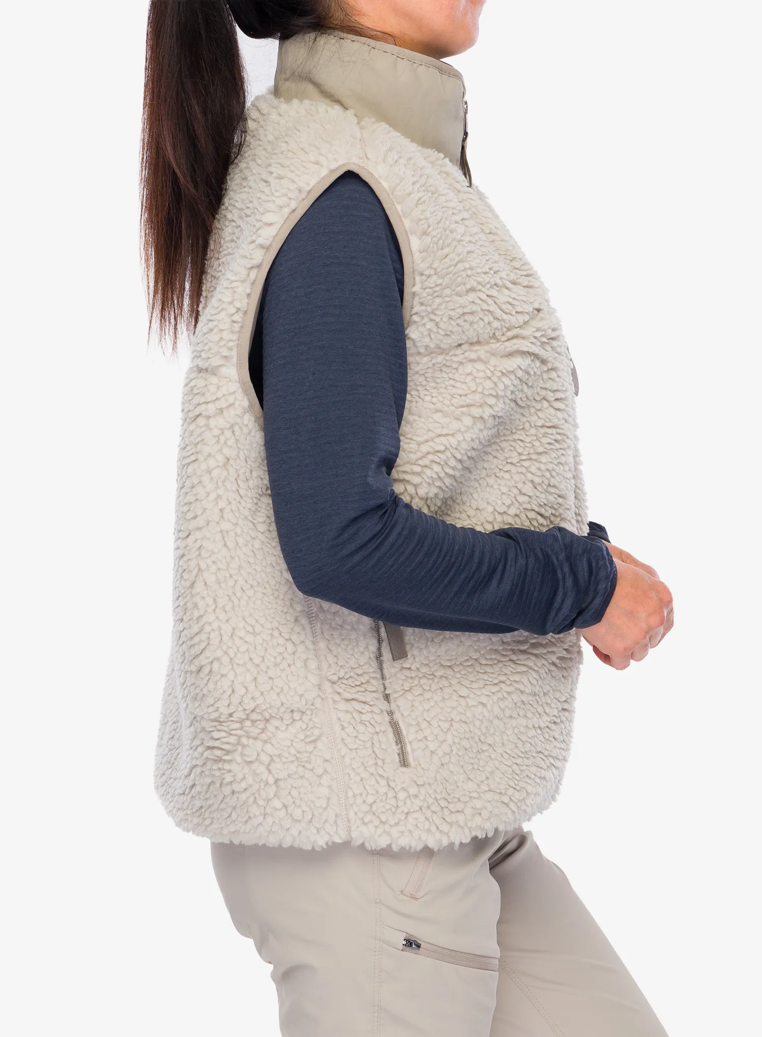 Ženski brezrokavnik Patagonia Classic Retro-X Vest - natural