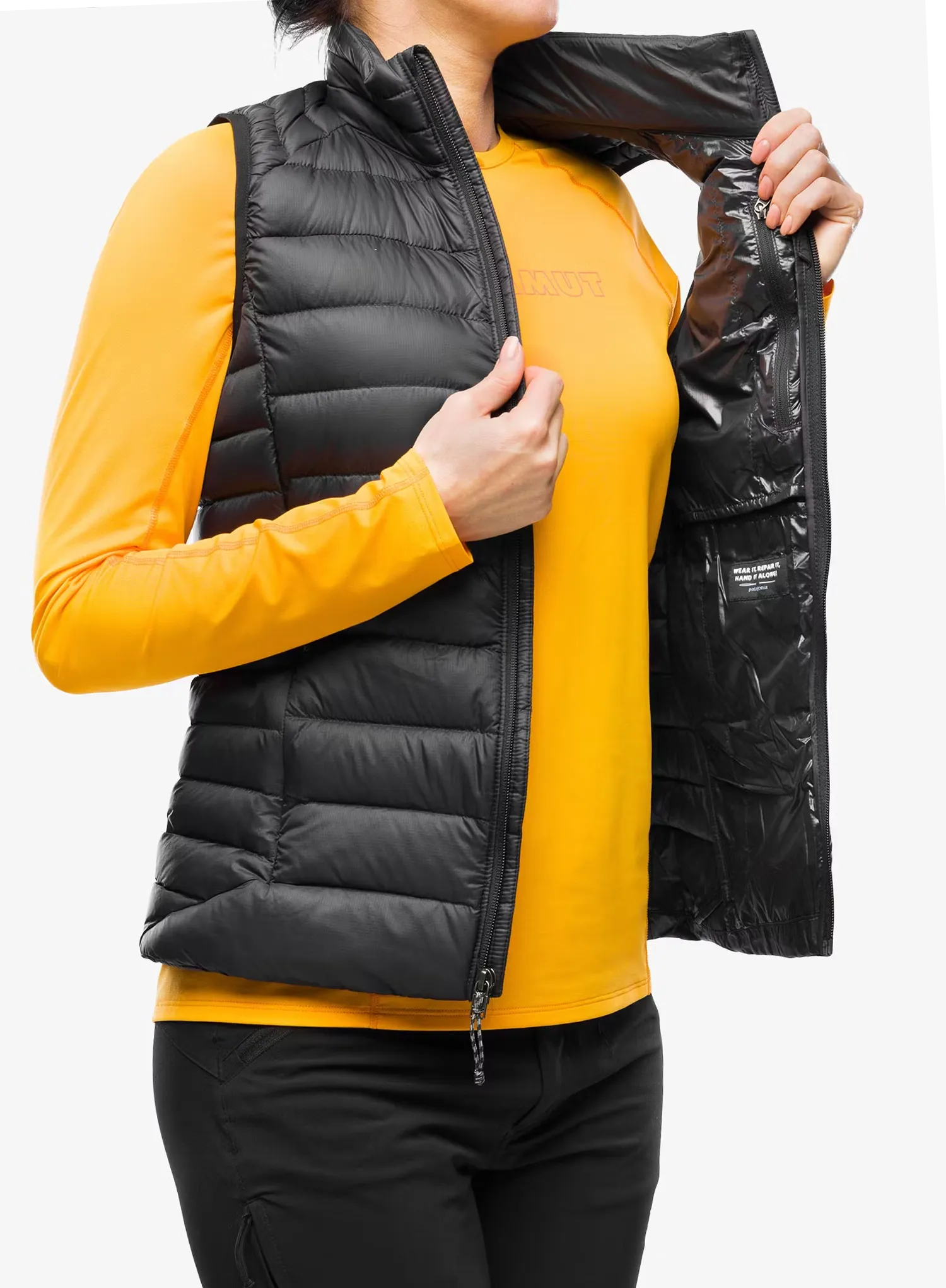 Ženski brezrokavnik Patagonia Down Sweater Vest - black/black