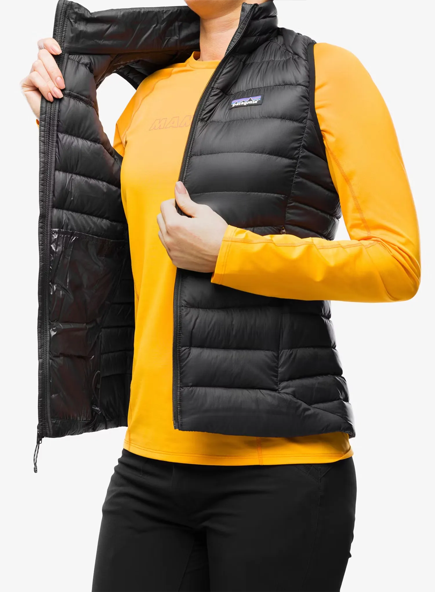Ženski brezrokavnik Patagonia Down Sweater Vest - black/black