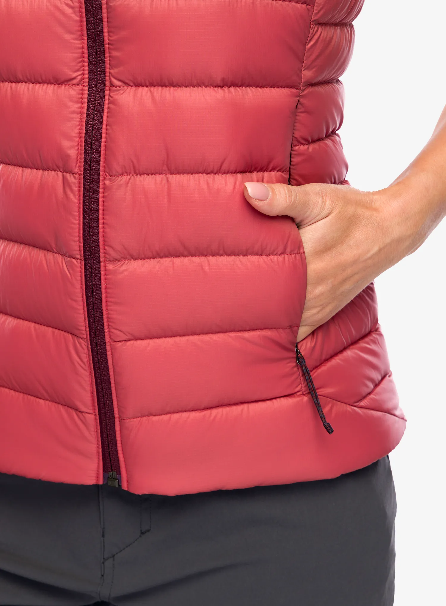 Ženski brezrokavnik Patagonia Down Sweater Vest - potters red