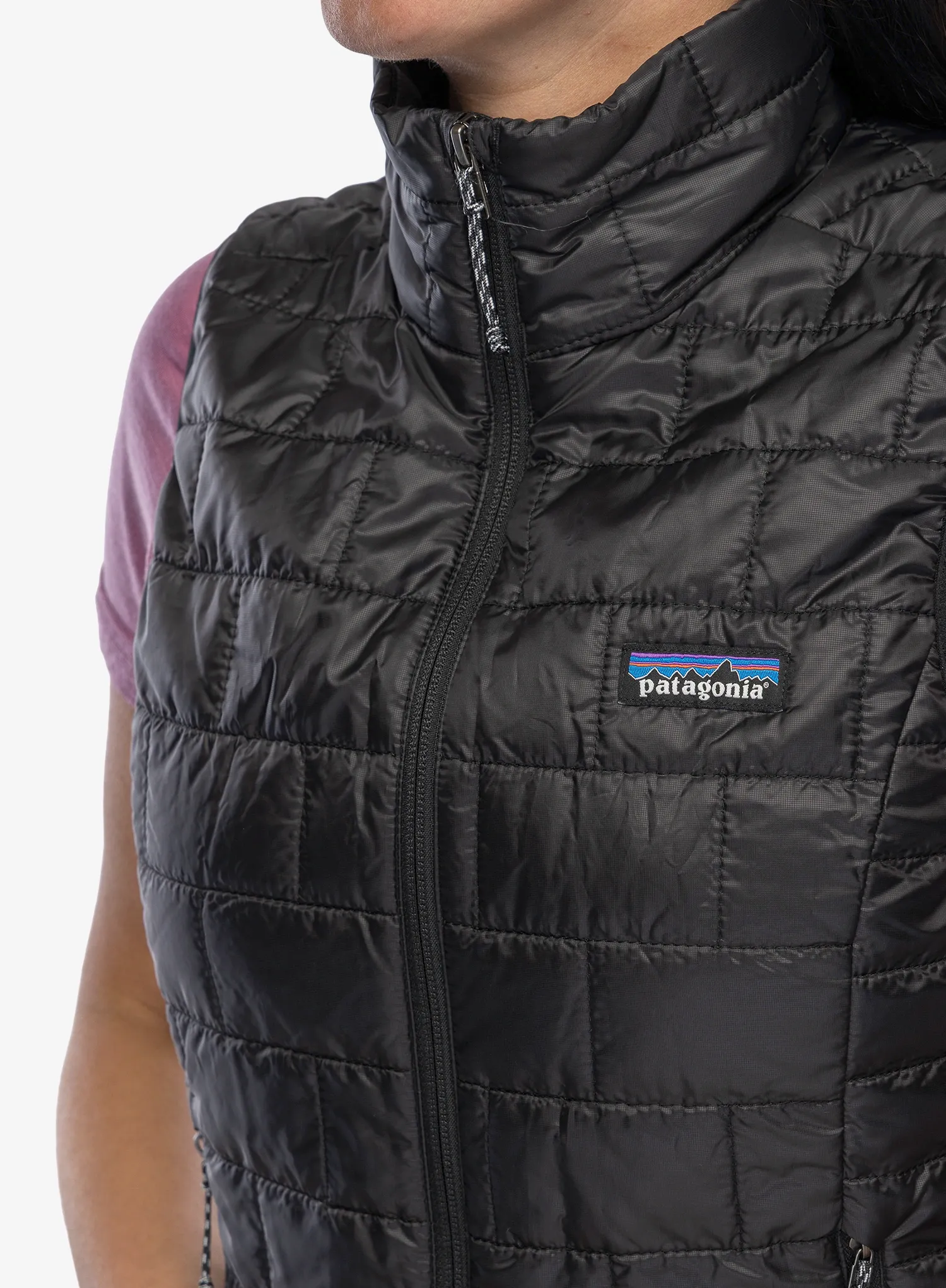 Ženski brezrokavnik Patagonia Nano Puff Vest - black