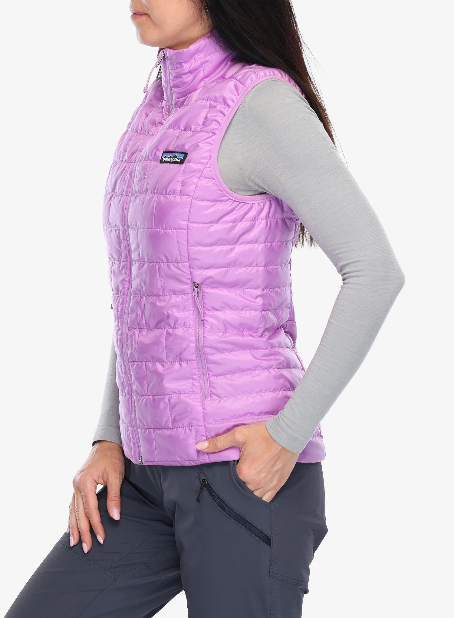 Ženski brezrokavnik Patagonia Nano Puff Vest - brisk purple