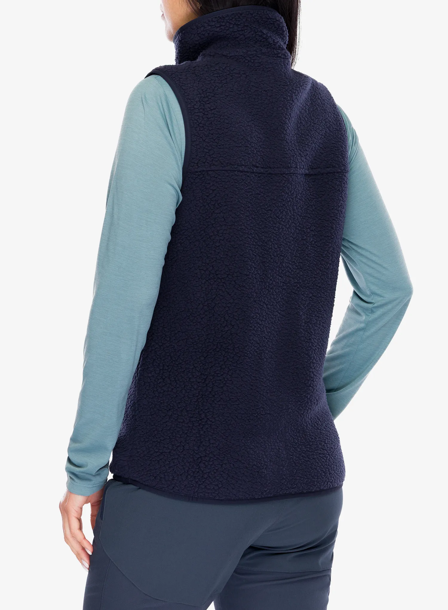 Ženski brezrokavnik Patagonia Retro Pile Vest - sunken blue