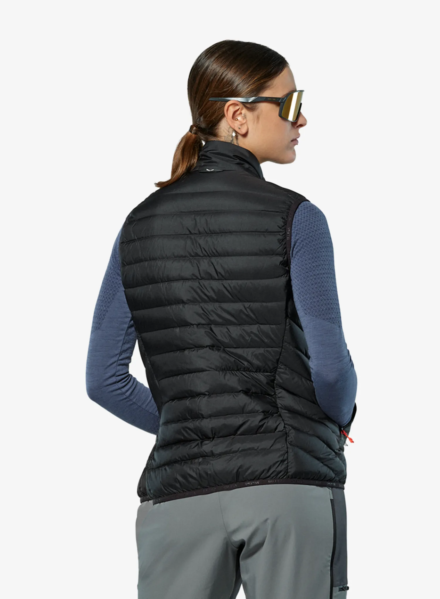 Ženski brezrokavnik Salewa Brenta RDS Dwn Vest - black out