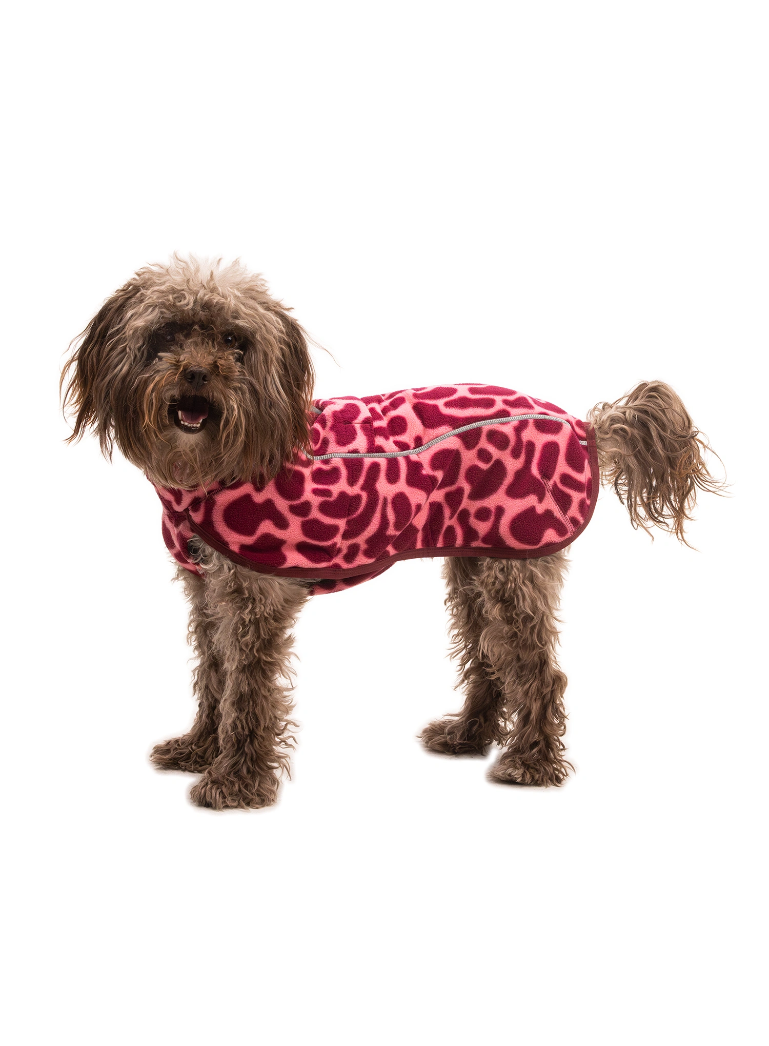 Telovnik za psa Ruffwear Climate Changer Fleece Vest - berry lava