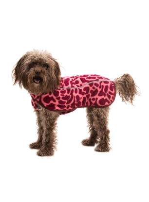 Telovnik za psa Ruffwear Climate Changer Fleece Vest - berry lava