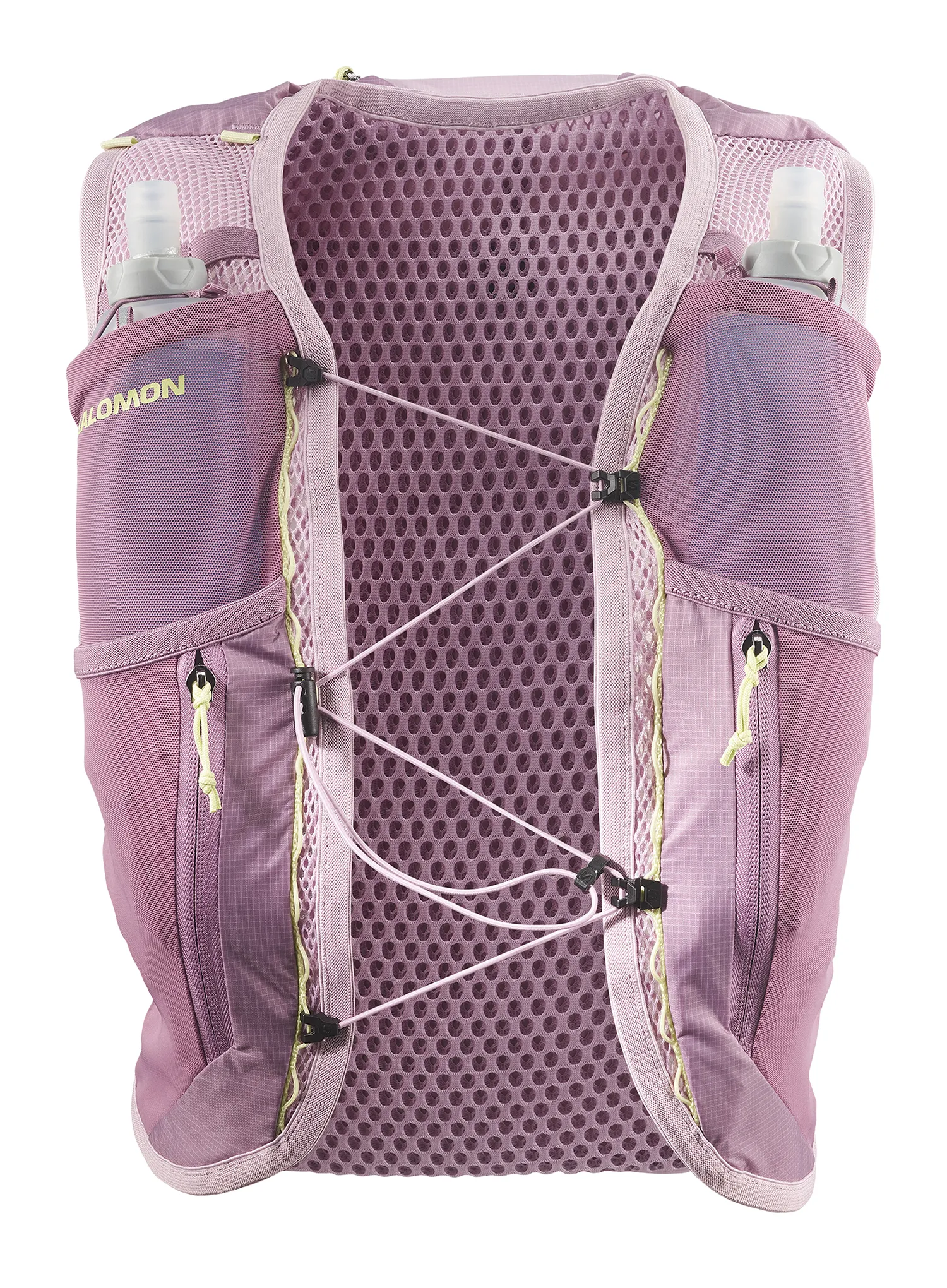 Ženski tekaški brezrokavnik Salomon Active Skin 12 Set - dawn pink/dusky/butterfly