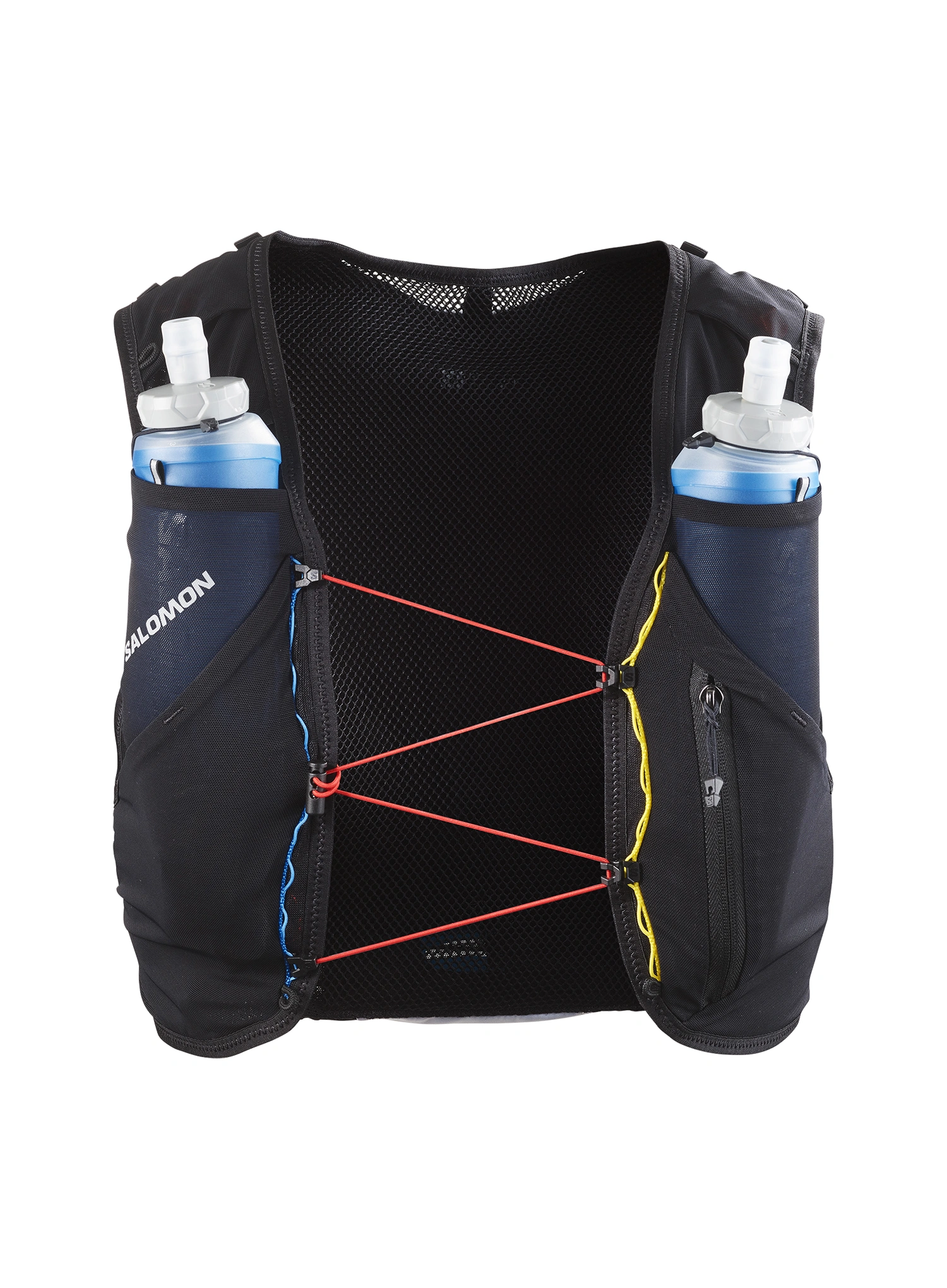 Tekaški brezrokavnik Salomon Adv Skin 5 Race Flag Set - black/white