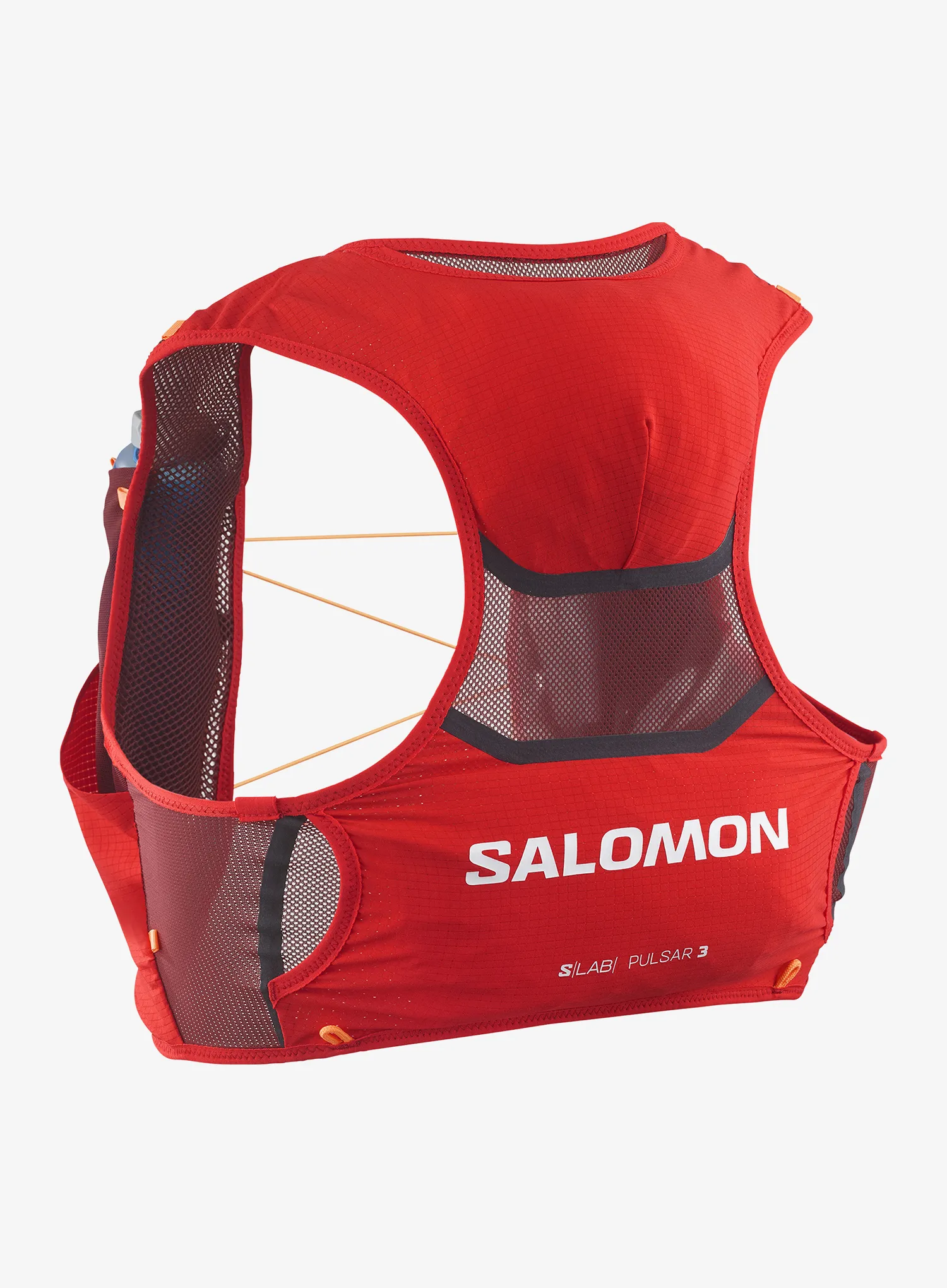 Tekaški brezrokavnik Salomon S/Lab Pulsar 3 Set - fiery red/andorra/orange