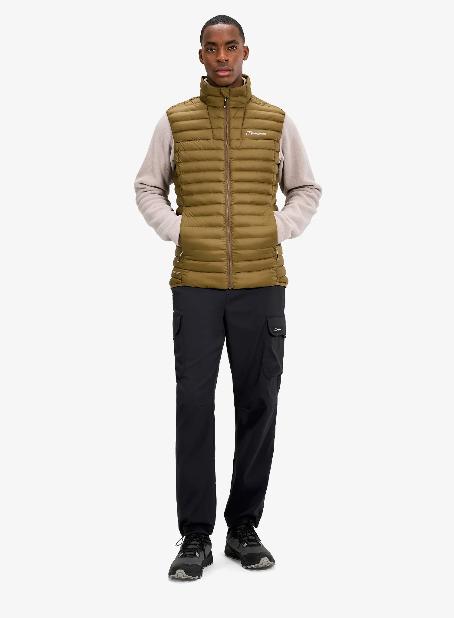 Podložen brezrokavnik Berghaus Vaskye Vest - bark