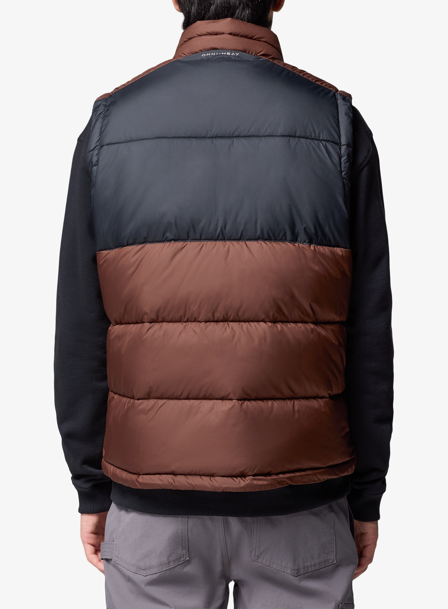 Podložen brezrokavnik Columbia Pike Lake II Vest - tobacco/black