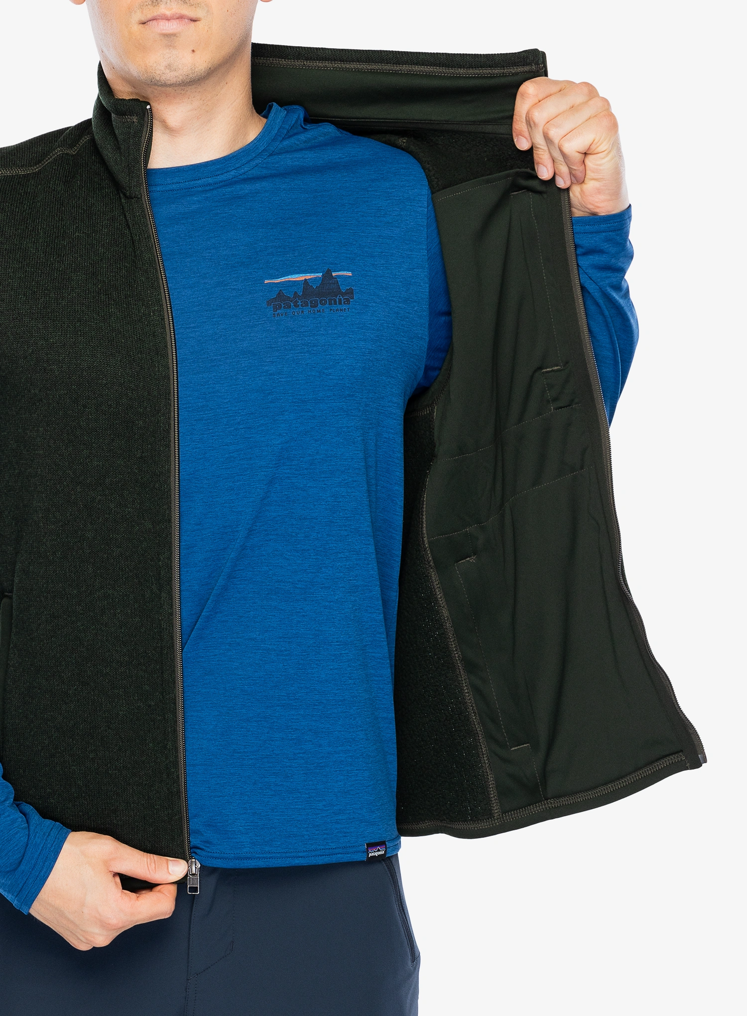 Brezrokavnik Patagonia Better Sweater Vest - old growth green