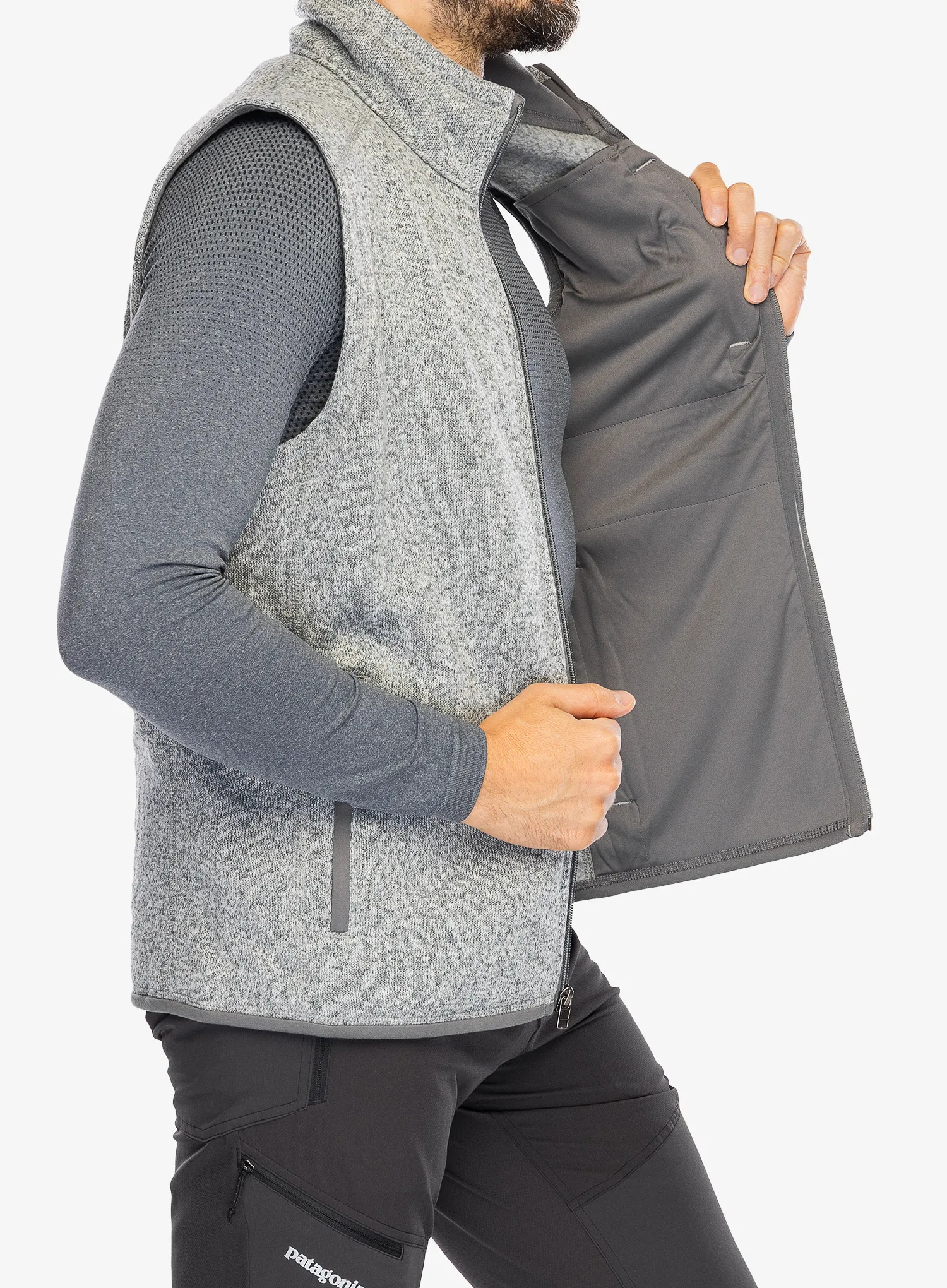 Moški brezrokavnik Patagonia Better Sweater Vest - stonewash