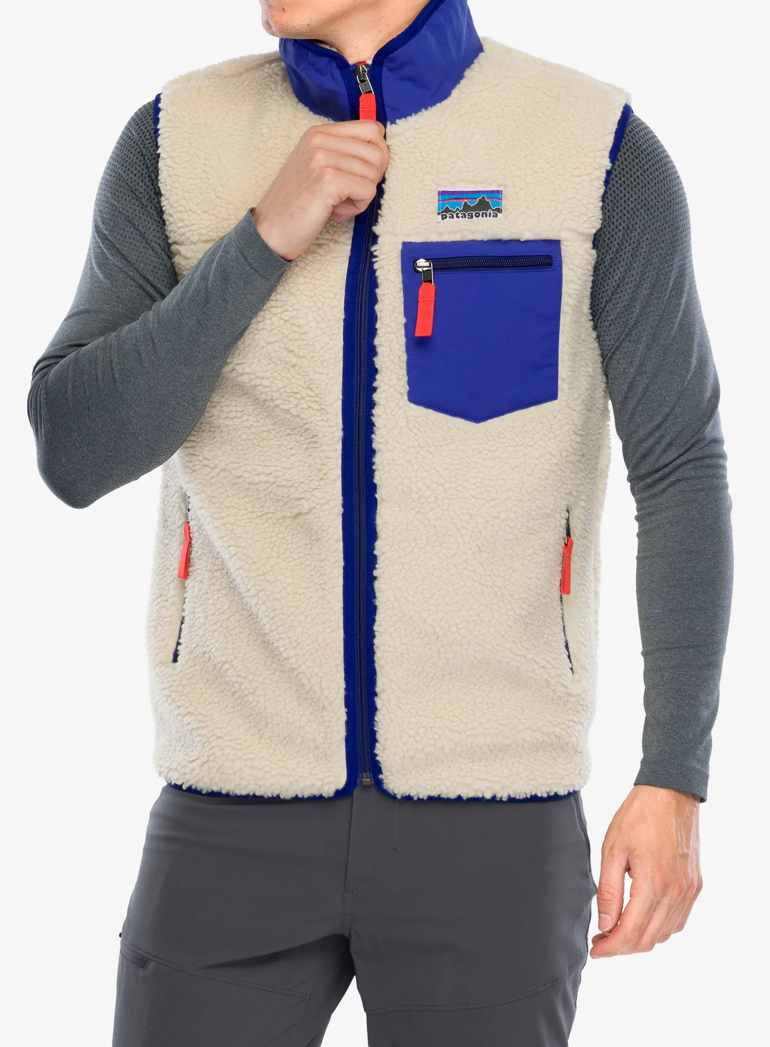 Brezrokavnik Patagonia Classic Retro-X Vest - dark natural