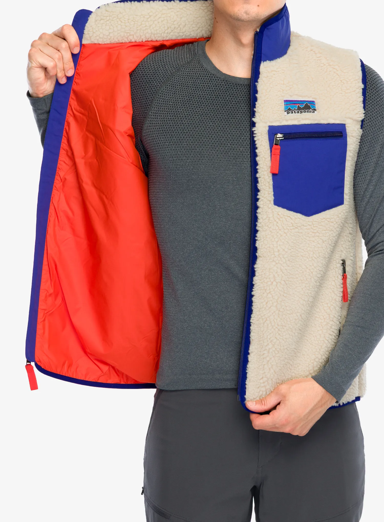 Brezrokavnik Patagonia Classic Retro-X Vest - dark natural