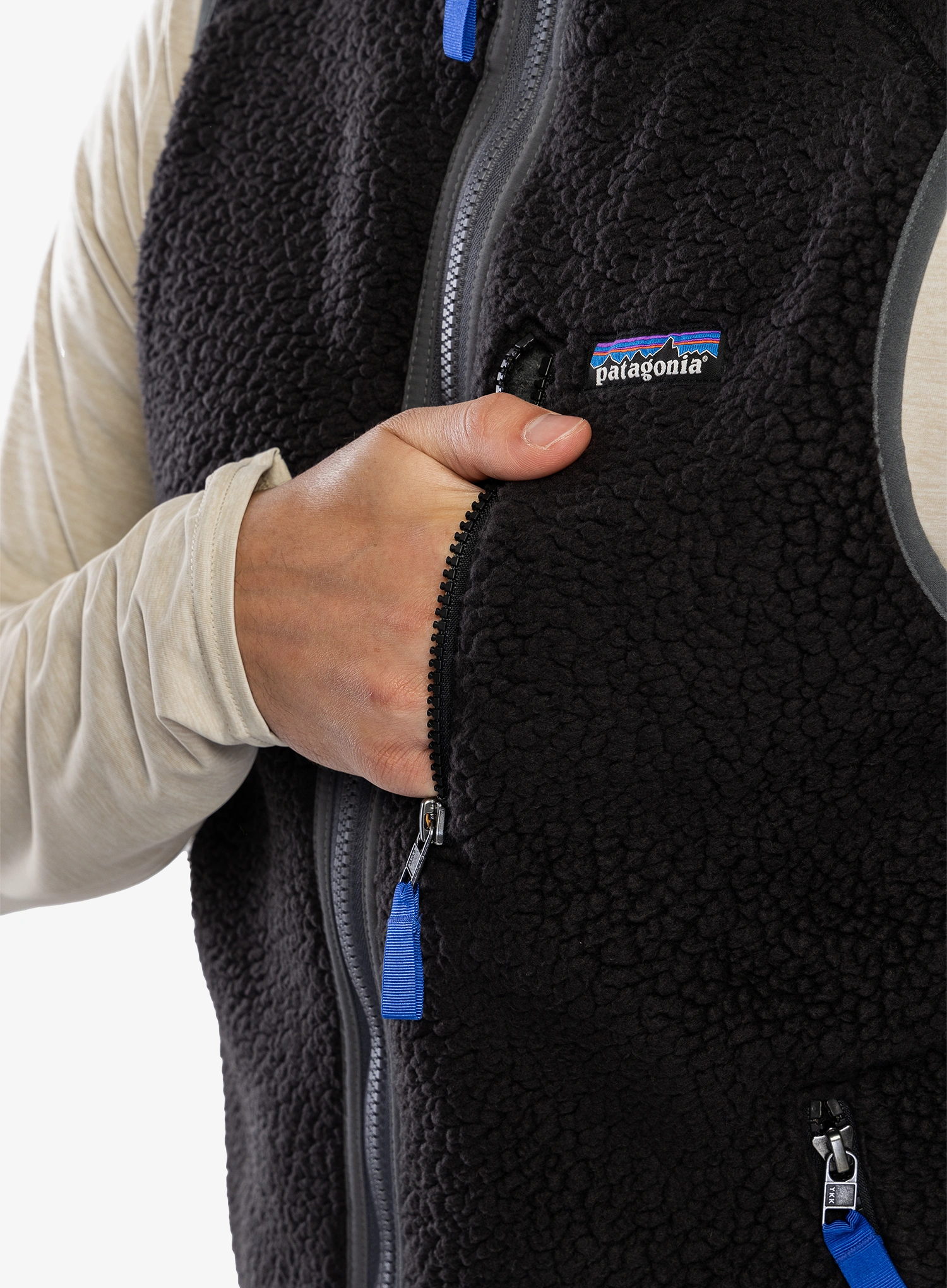 Brezrokavnik Patagonia Retro Pile Vest - black/forge grey