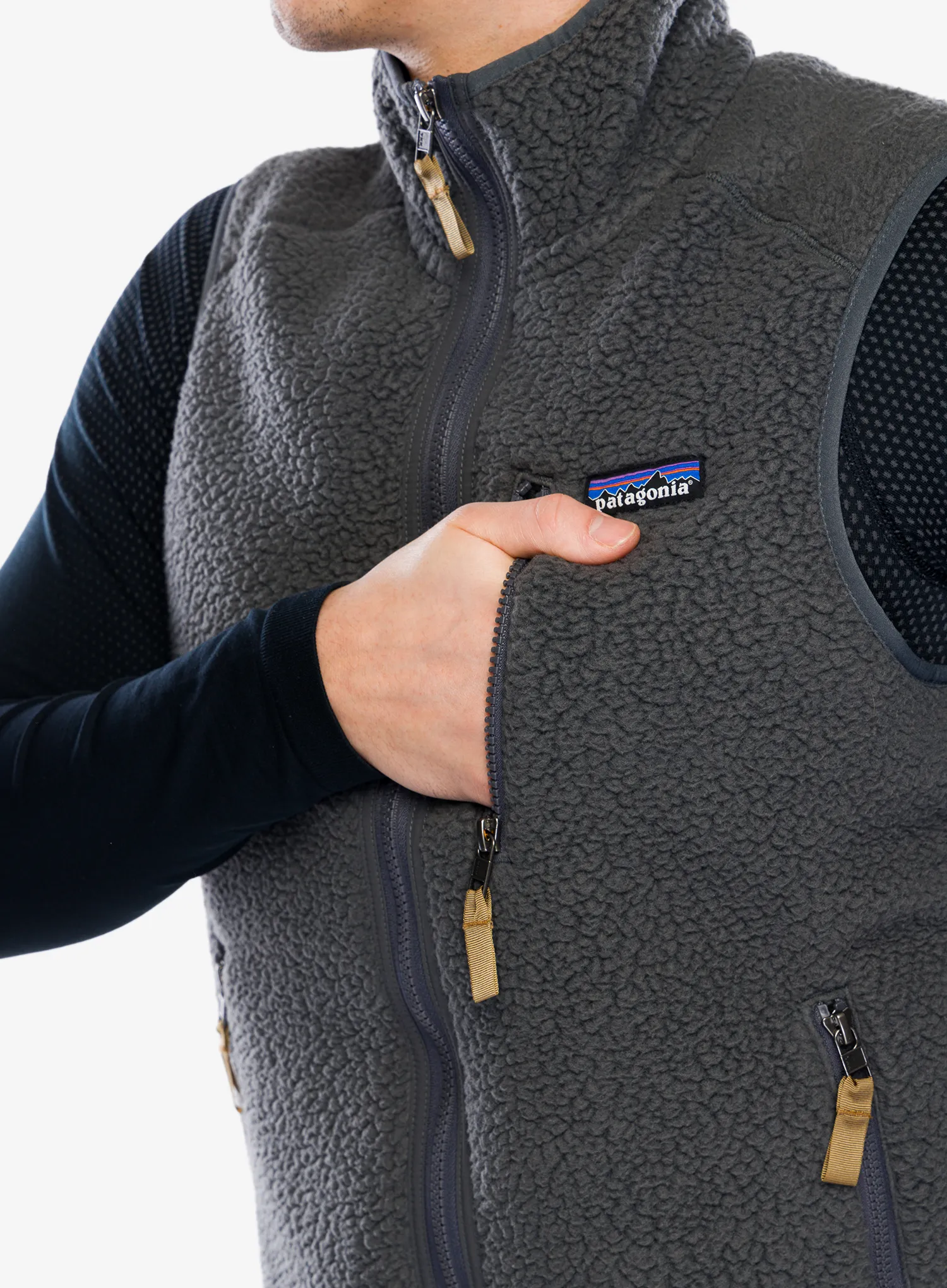 Brezrokavnik Patagonia Retro Pile Vest - forge grey