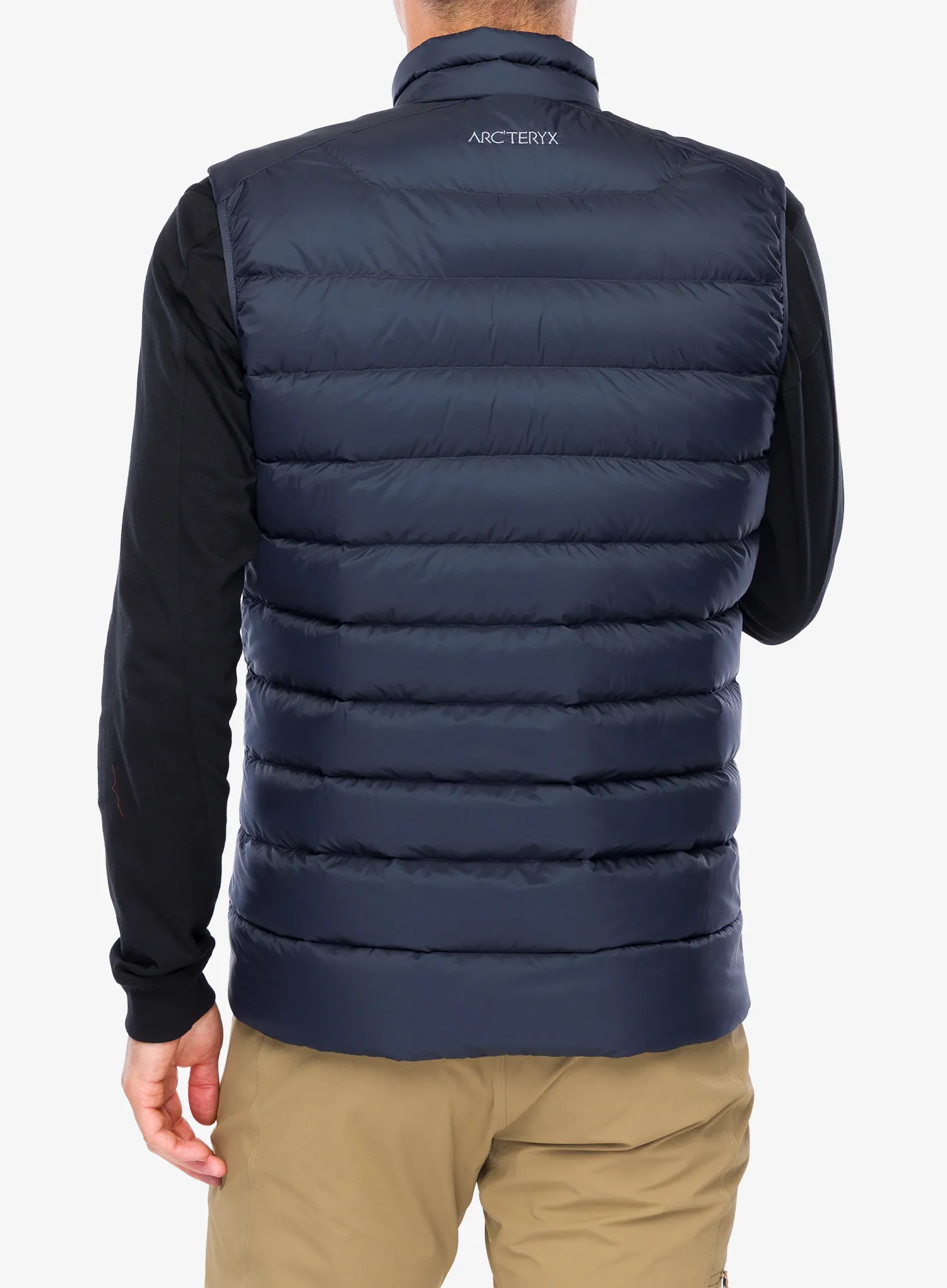 Puhasti brezrokavnik Arcteryx Cerium Vest - black sapphire