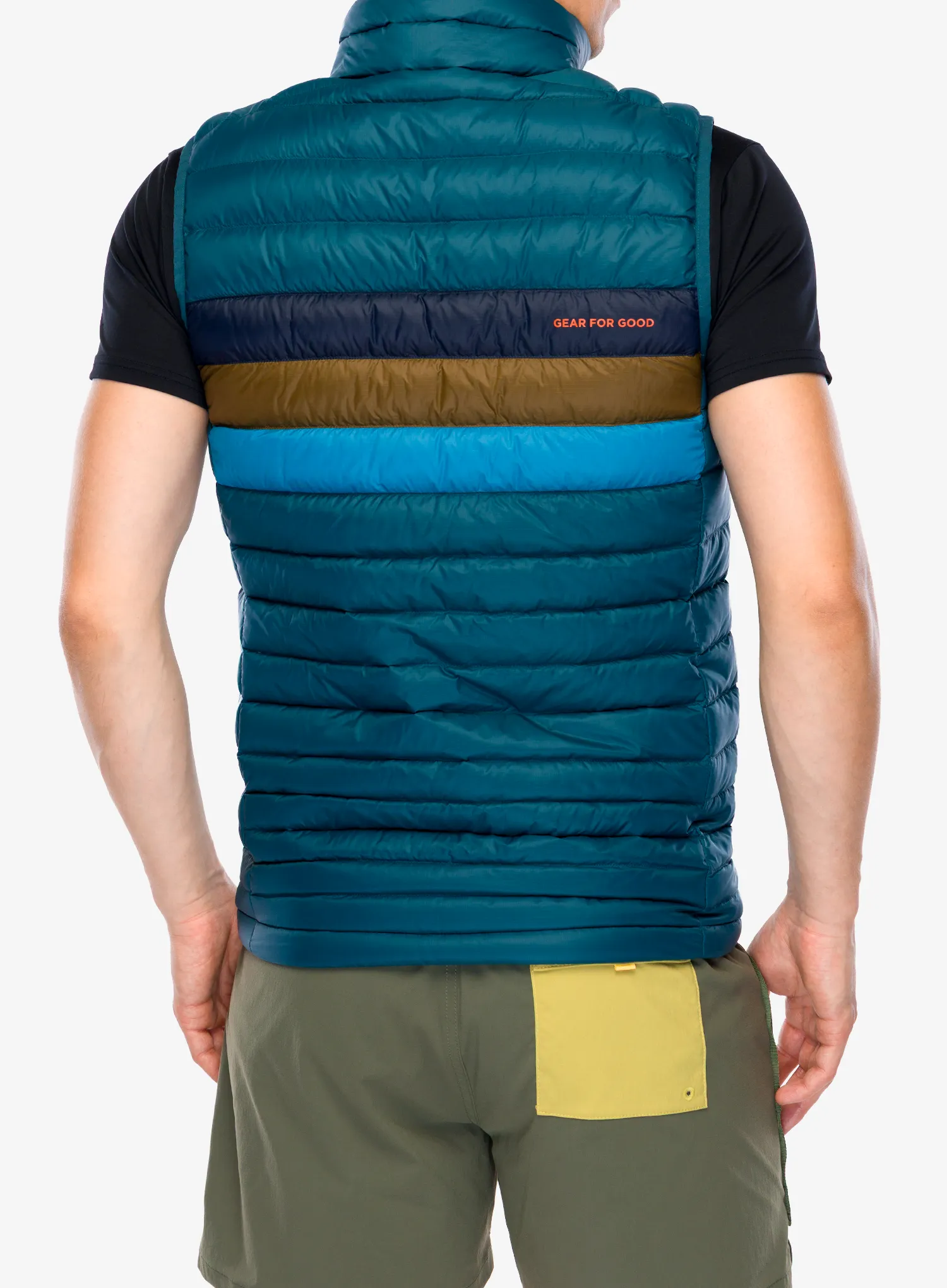Puhasti brezrokavnik Cotopaxi Fuego Down Vest - abyss stripes