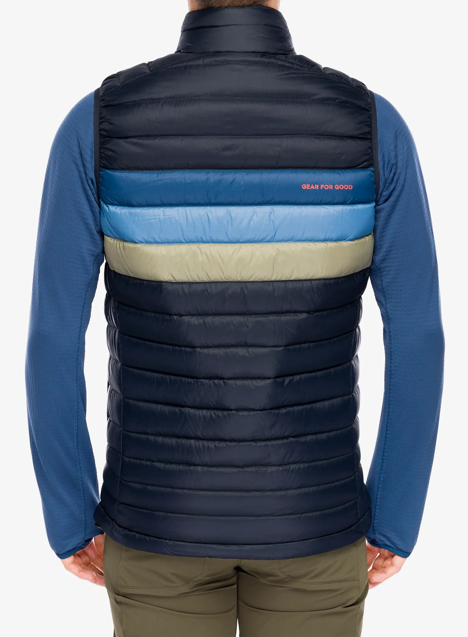 Puhasti brezrokavnik Cotopaxi Fuego Down Vest - carbon stripes