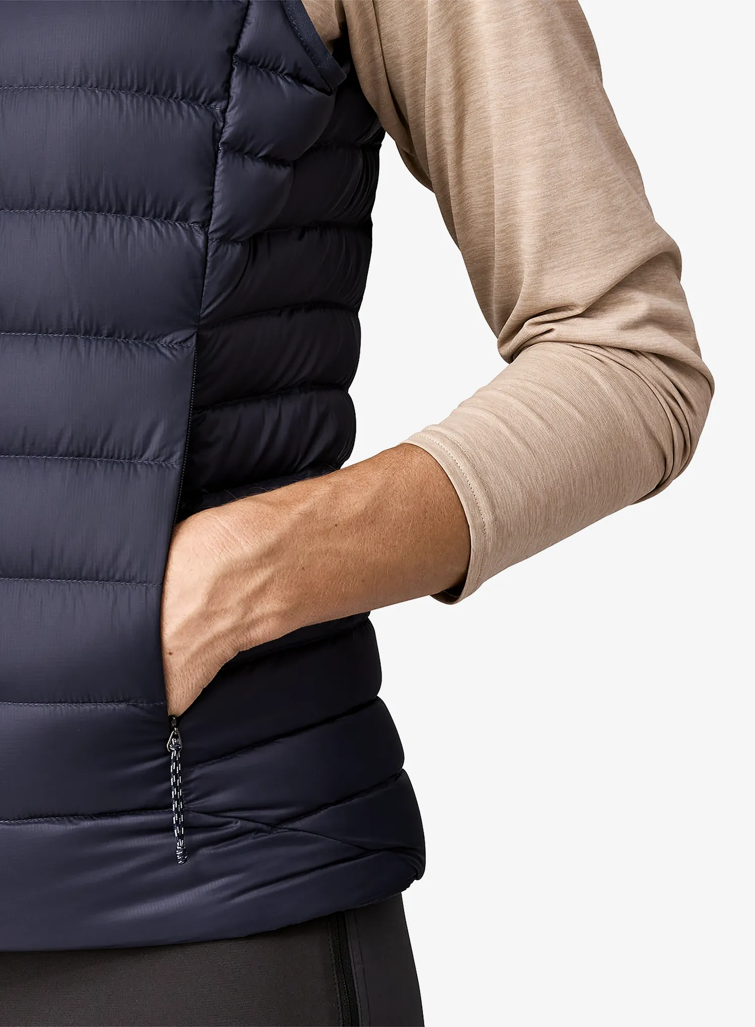 Ženski brezrokavnik Patagonia Down Sweater Vest - smolder blue