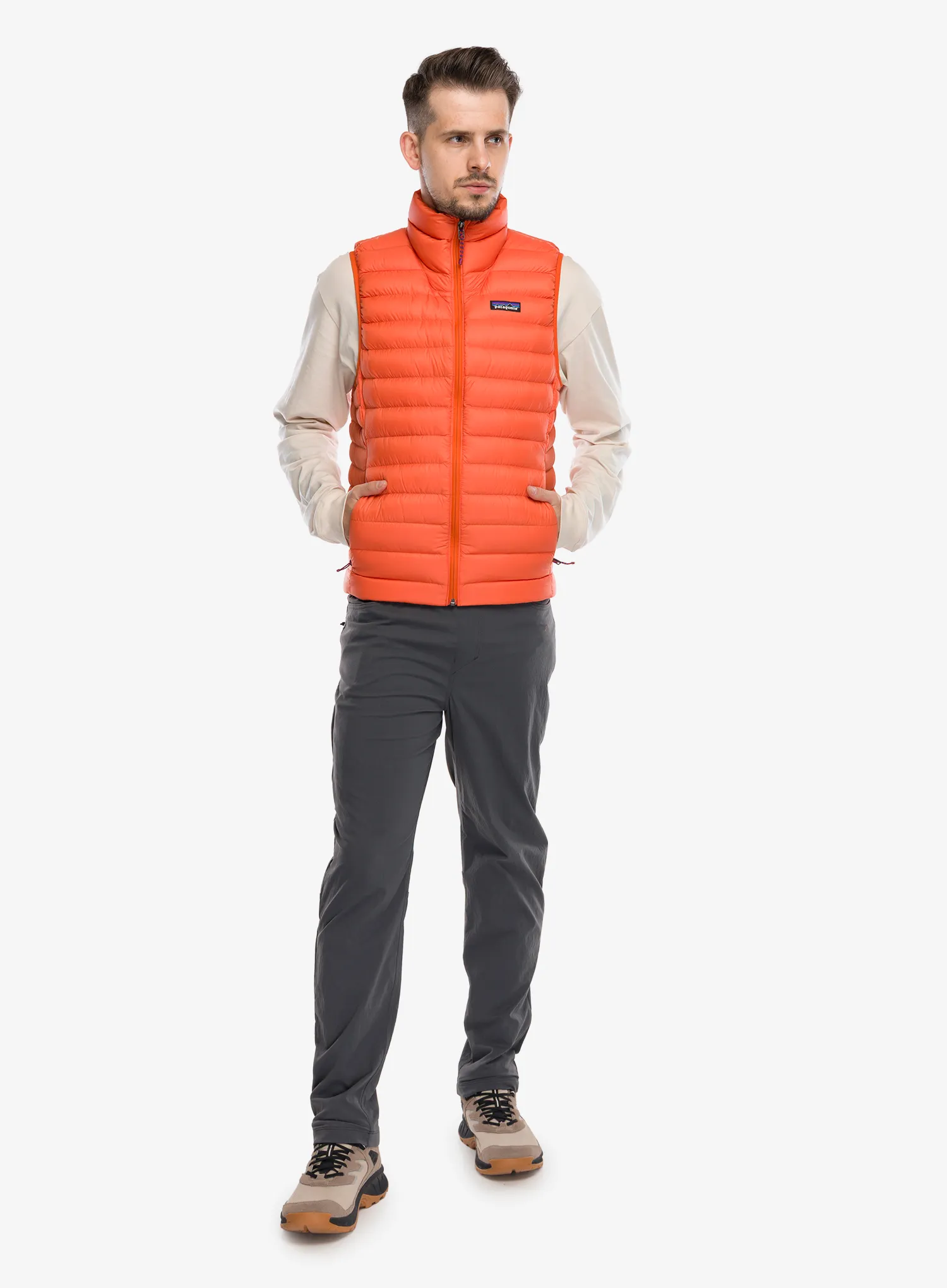 Puhasti brezrokavnik Patagonia Down Sweater Vest - pollinator orange